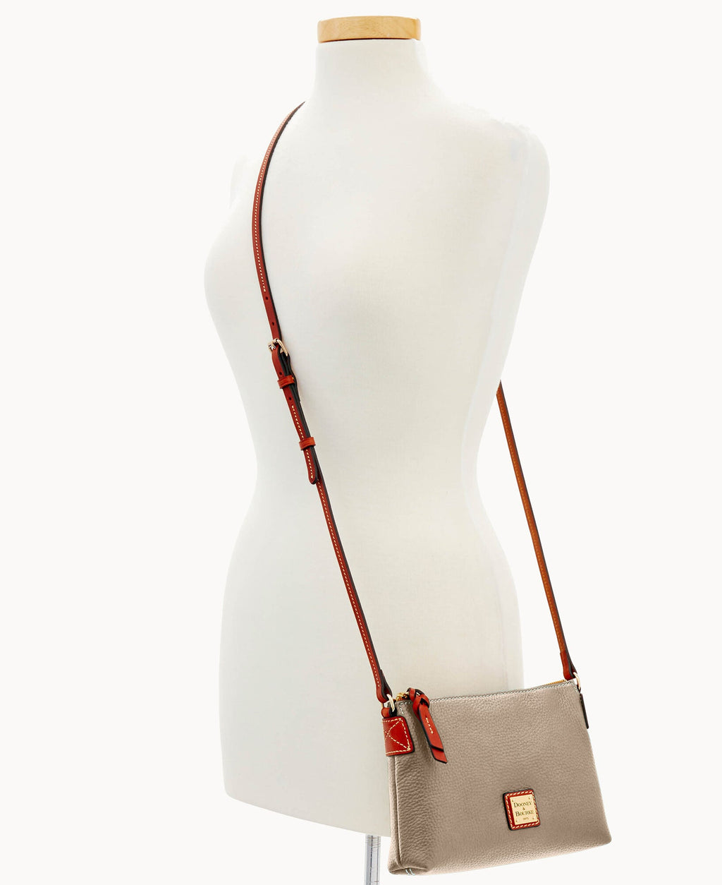 Pebble Grain Crossbody Pouchette