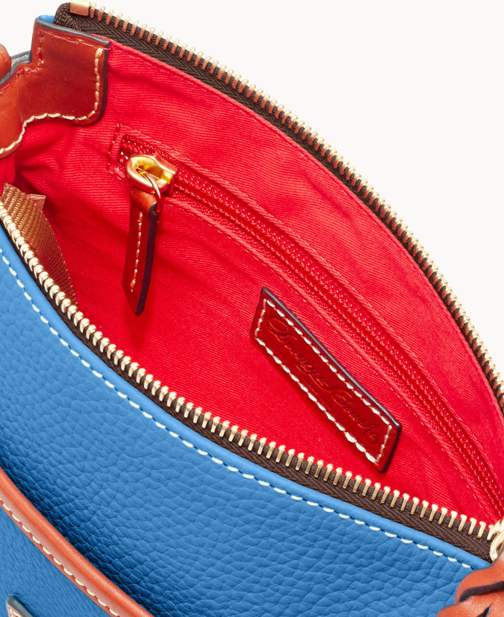 Pebble Grain Ginger Crossbody