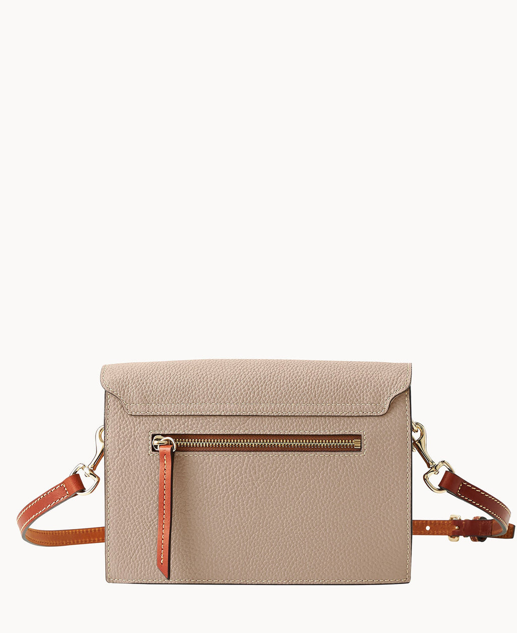 Pebble Grain East West Flap Crossbody