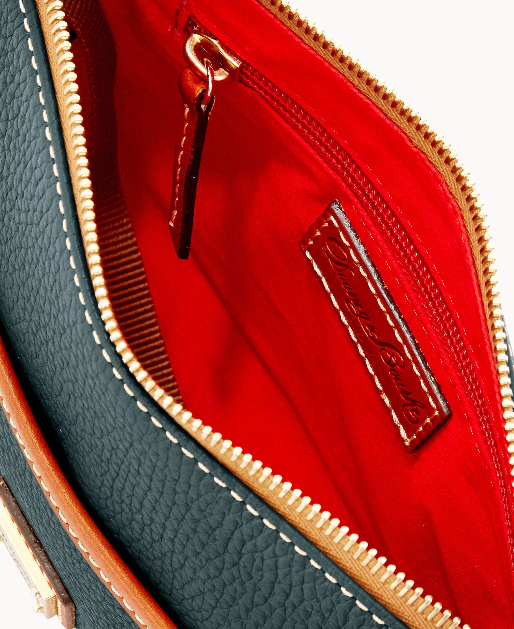 Pebble Grain Ginger Crossbody