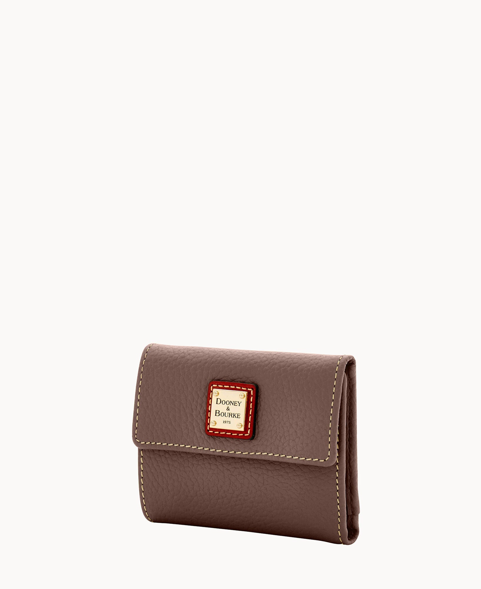 Pebble Grain Small Flap Wallet