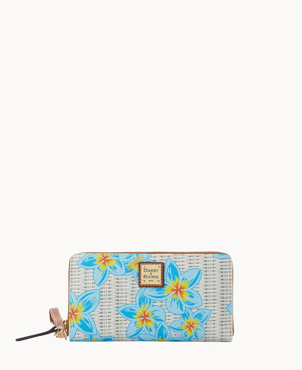 Dooney & Bourke Plumeria Drawstring Bucket Bag/Zip Around Wallet Bundle