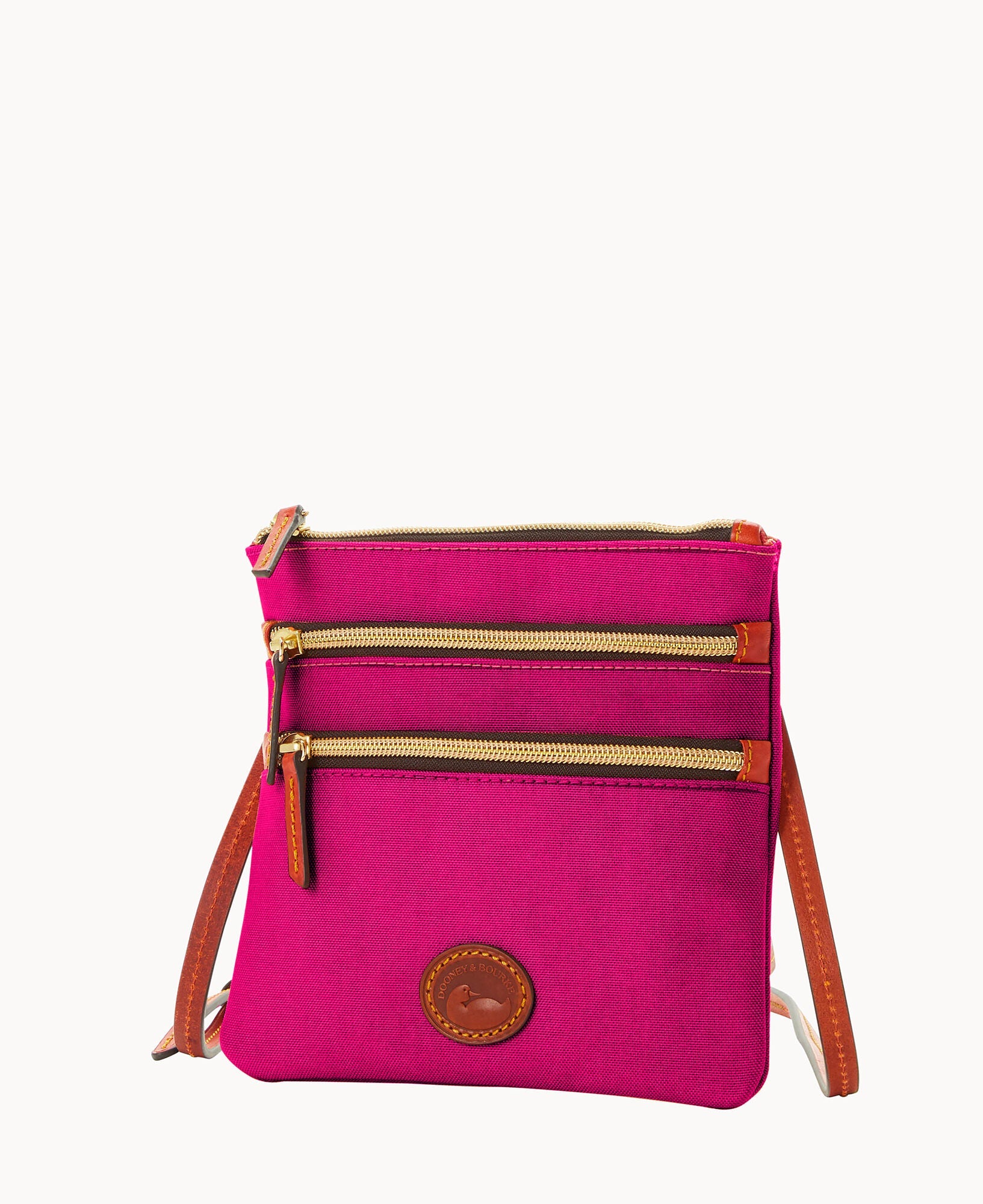 Nylon North South Triple Zip