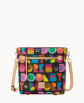 Art Deco Zip Crossbody