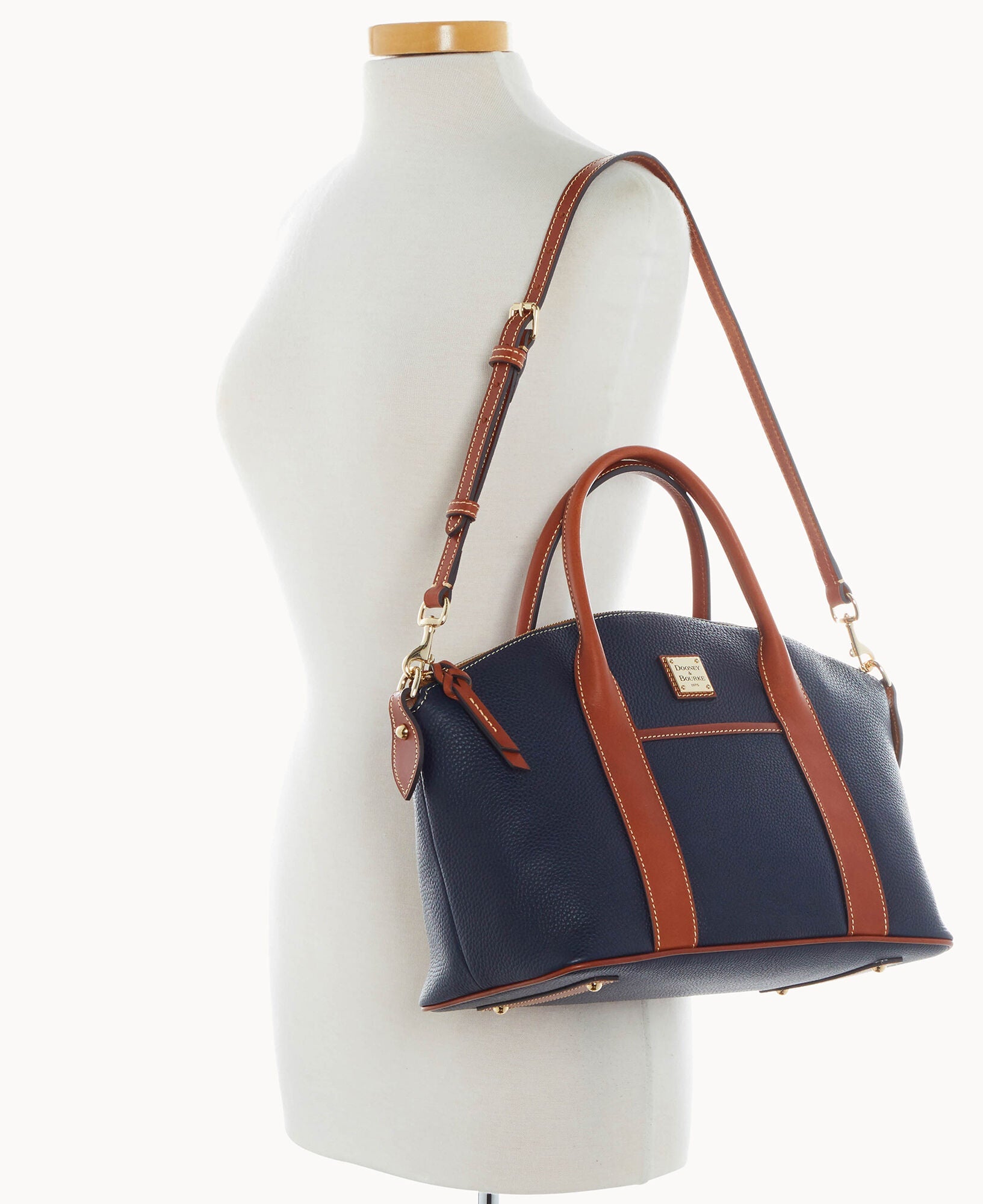 Pebble Grain Madeline Satchel