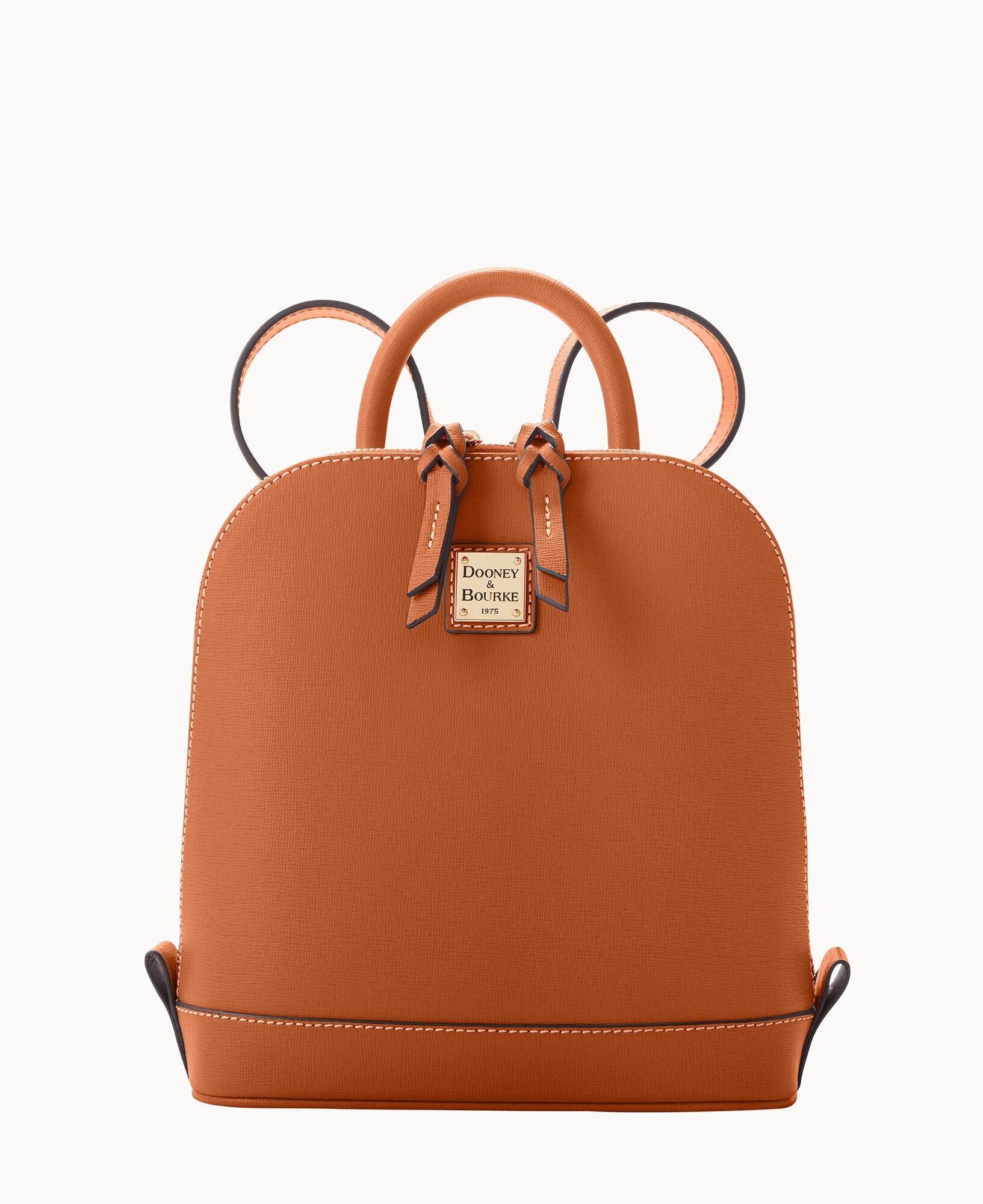 Saffiano Small Zip Pod Backpack
