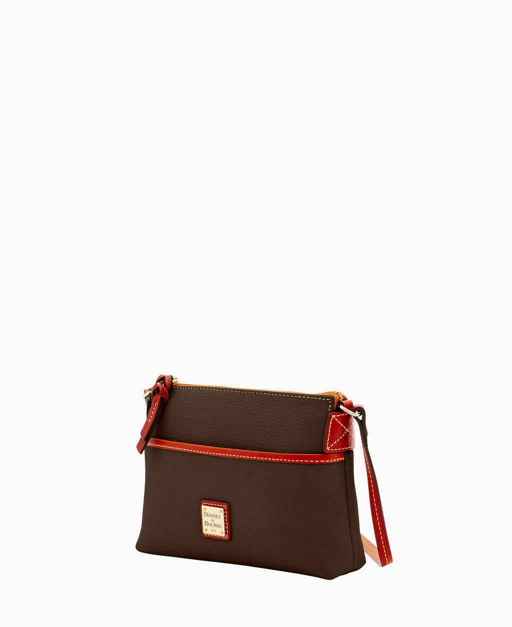 Pebble Grain Ginger Crossbody