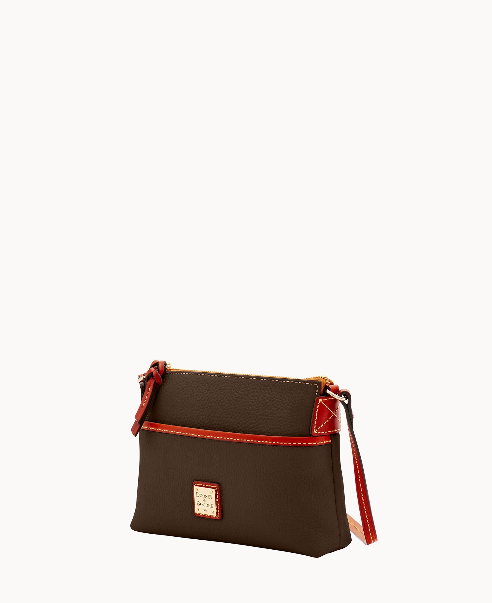 Pebble Grain Ginger Crossbody