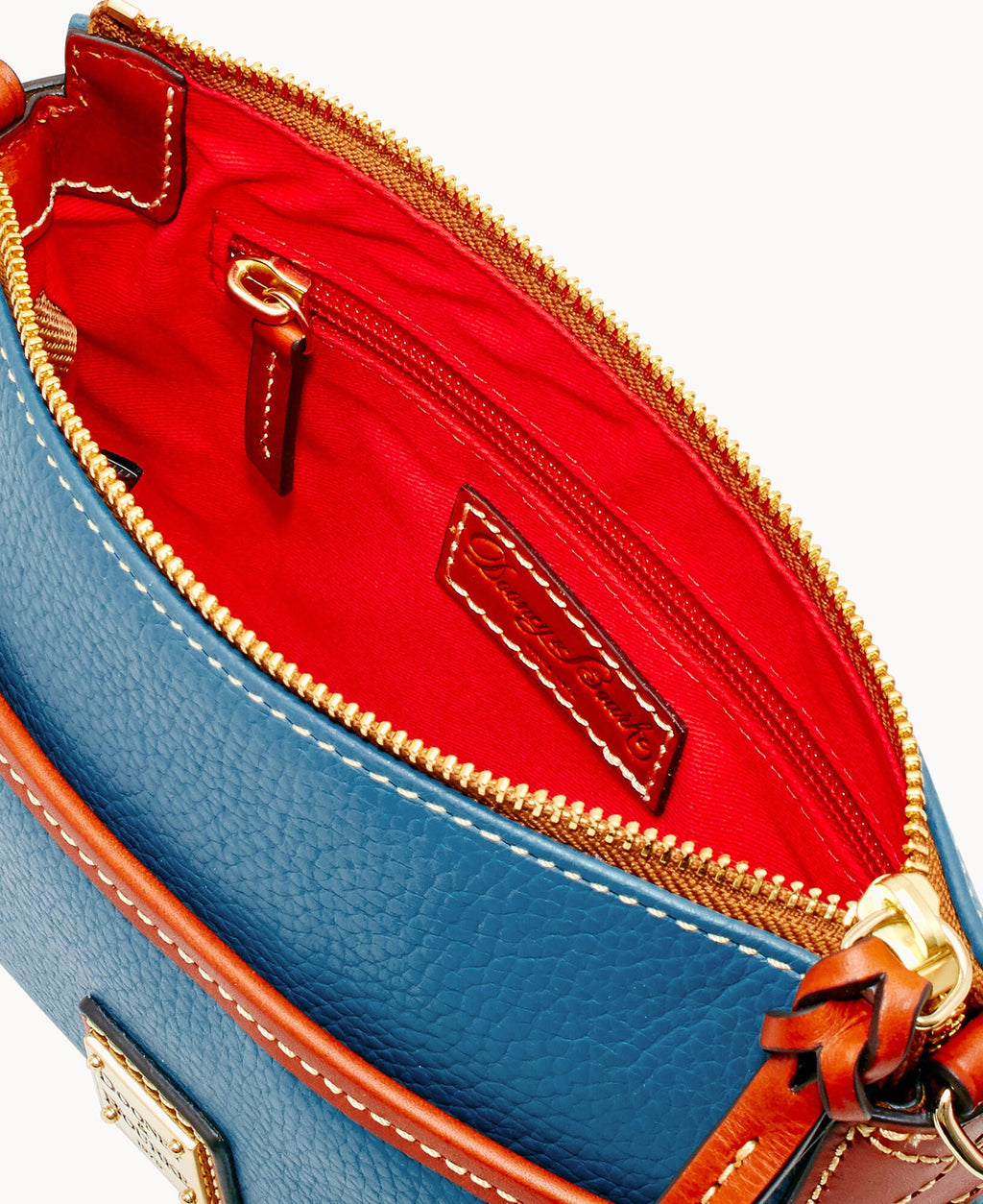 Pebble Grain Ginger Crossbody