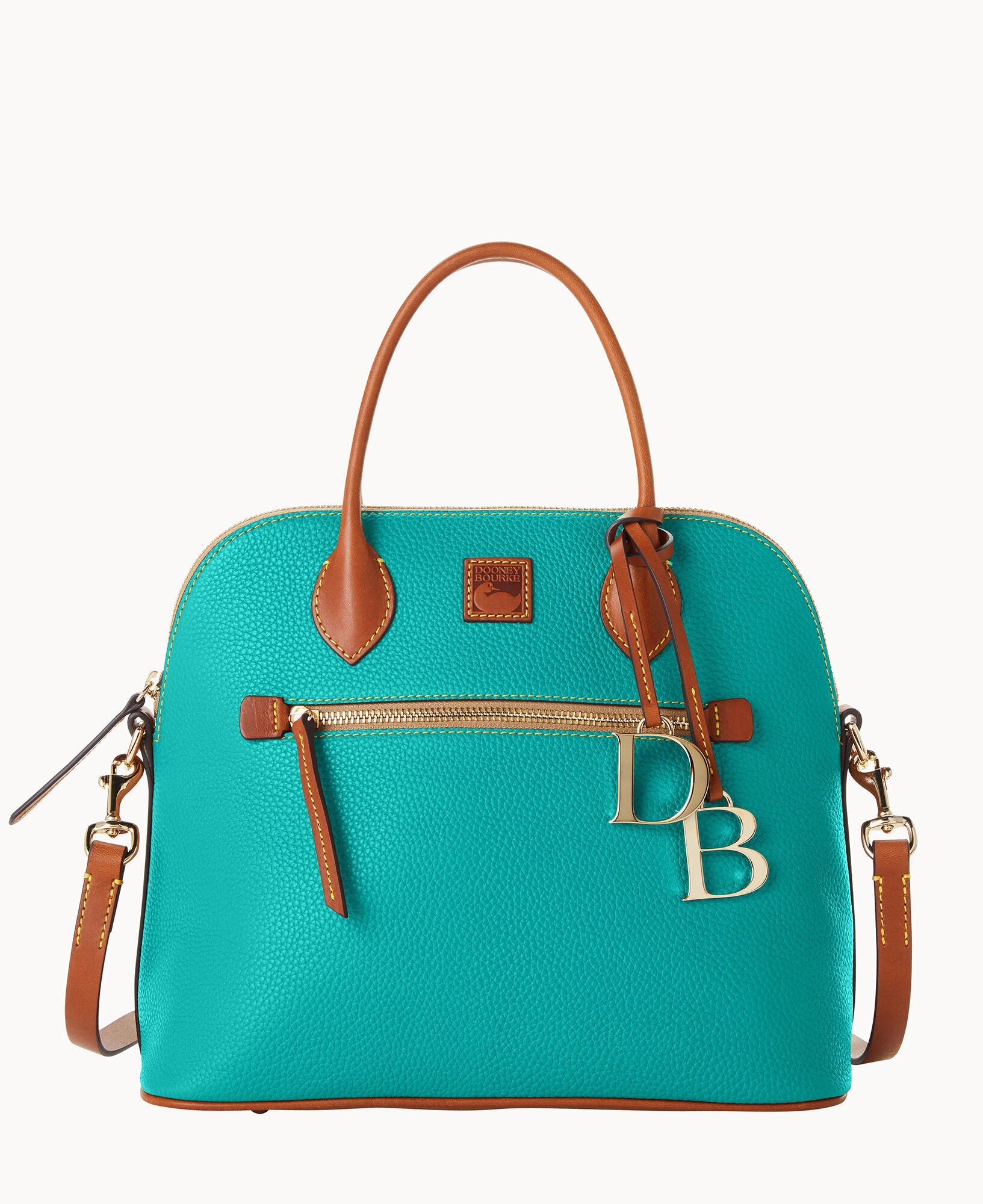 Pebble Grain Large Domed Satchel