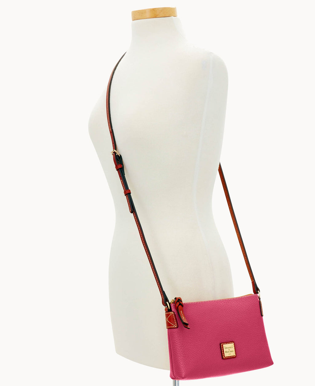 Pebble Grain Crossbody Pouchette
