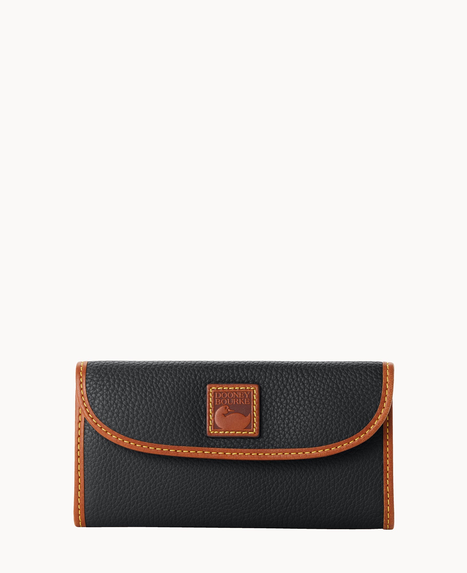 Pebble Grain Continental Clutch