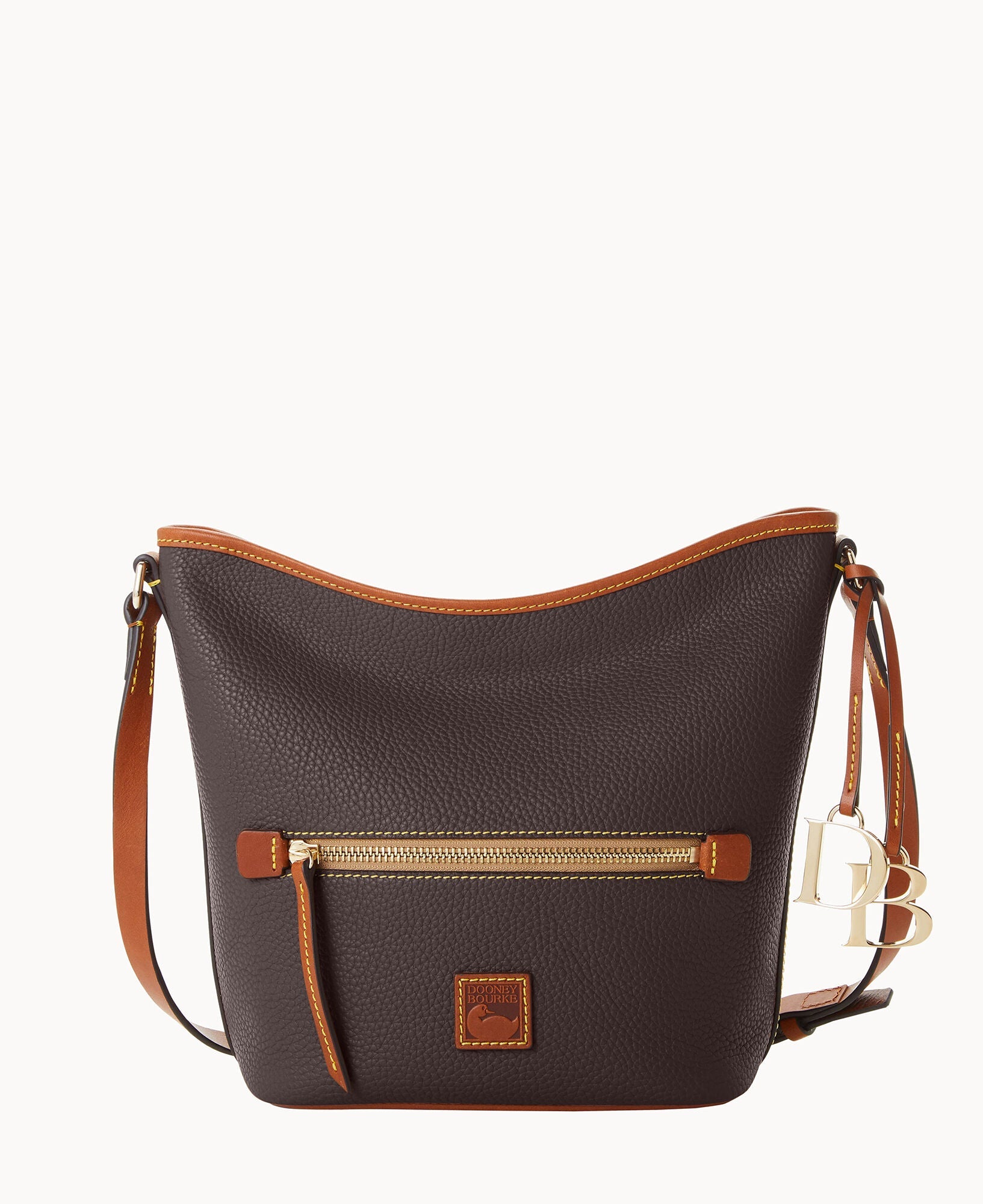 Pebble Grain Zip Sac