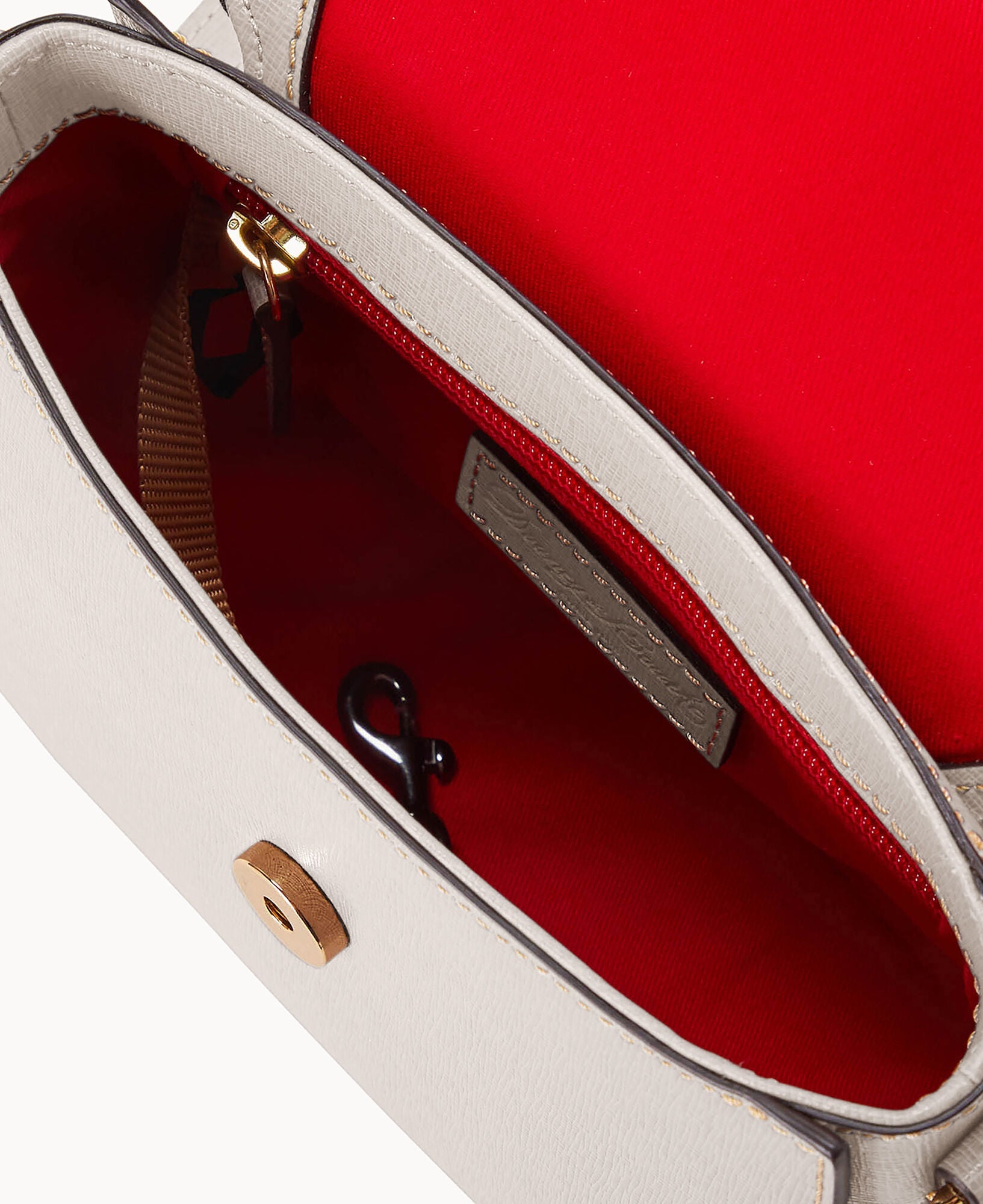 Saffiano Saddle Bag