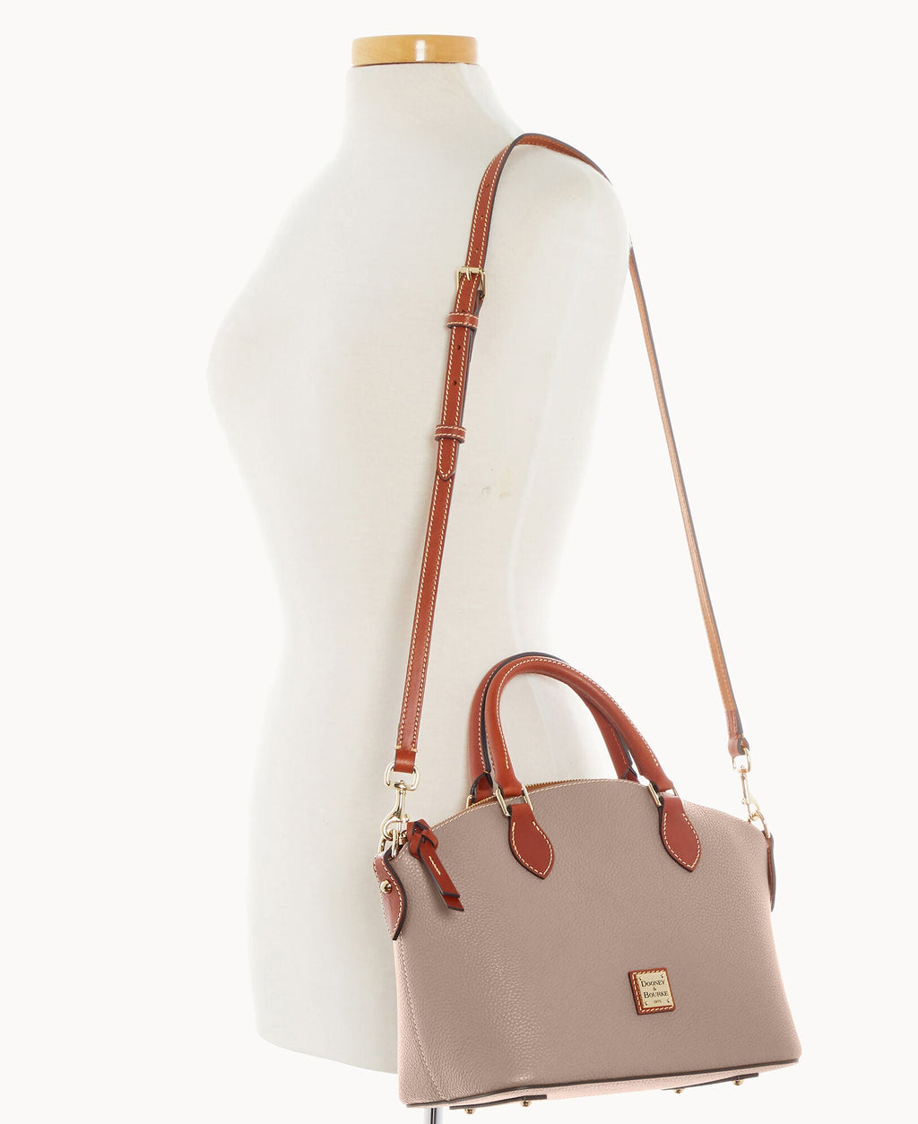 Pebble Grain Geena Satchel
