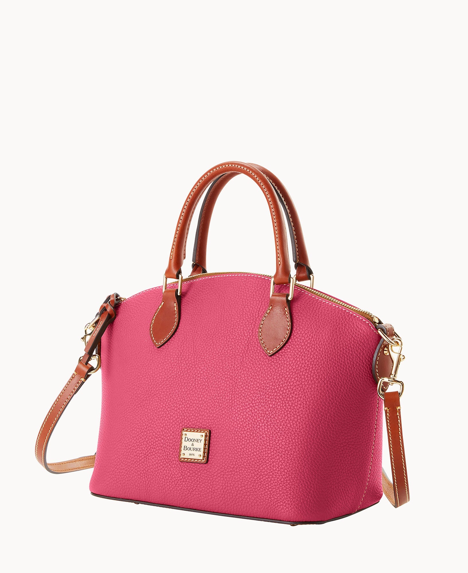 Pebble Grain Geena Satchel