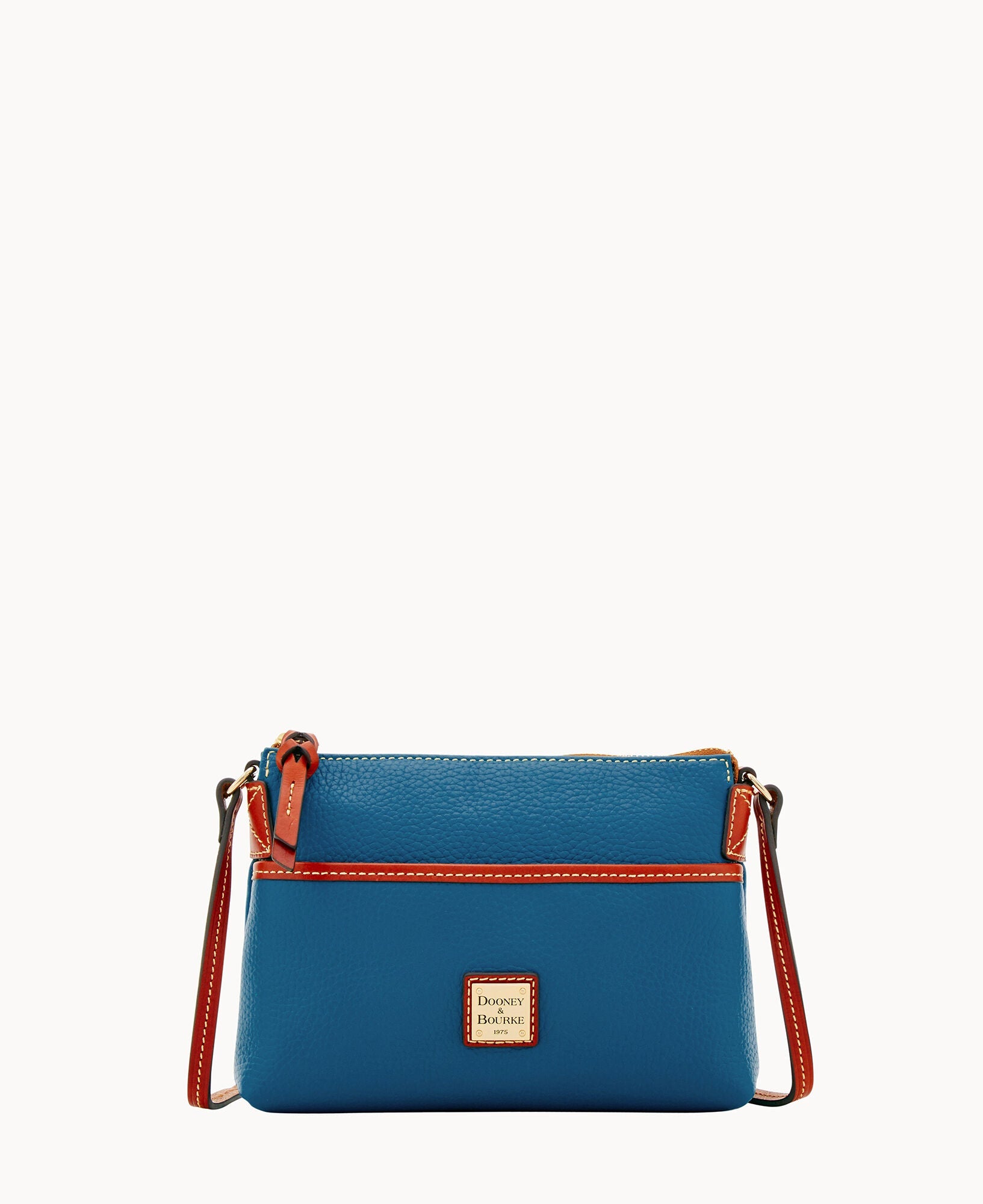 Pebble Grain Ginger Crossbody