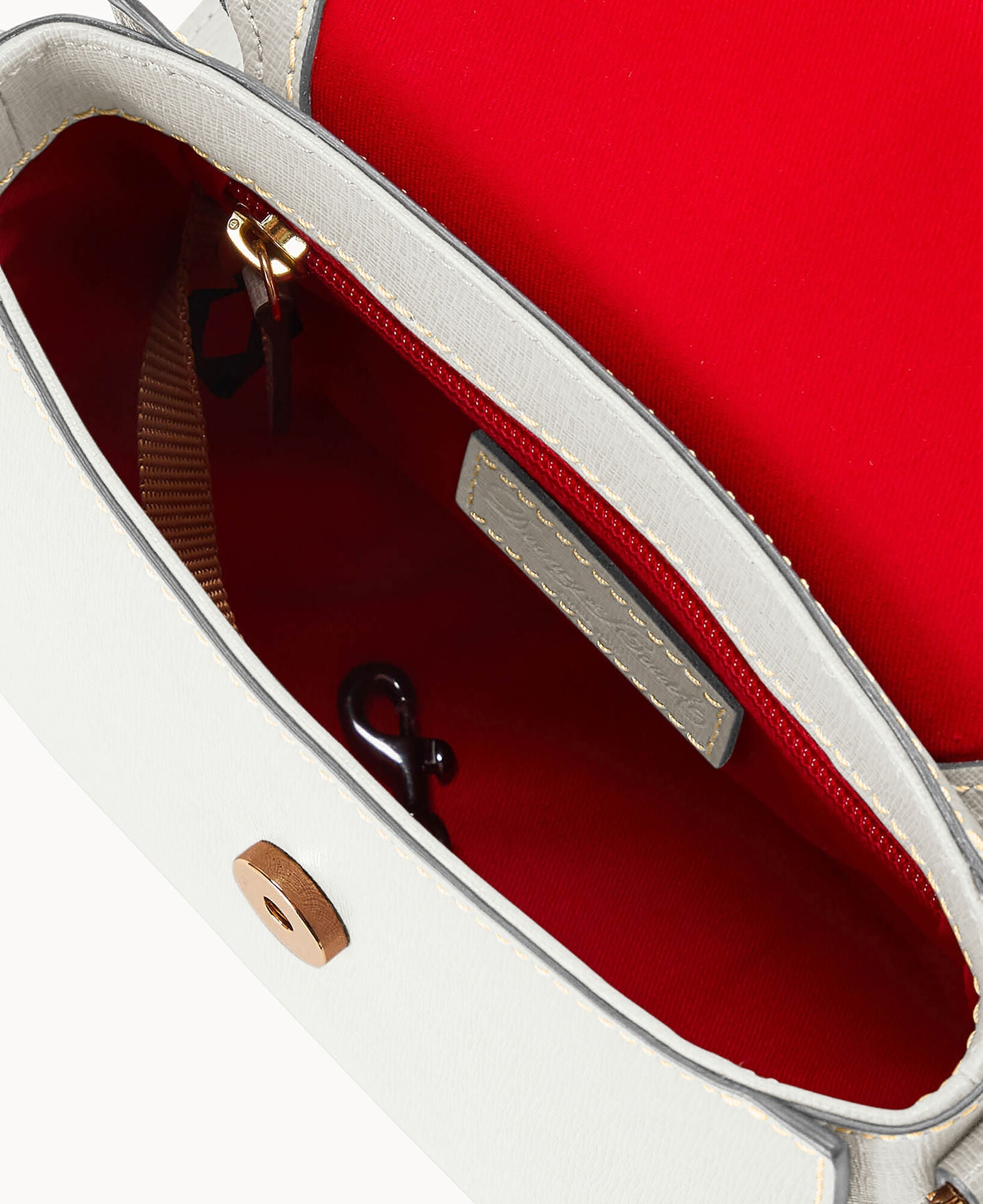 Saffiano Saddle Bag
