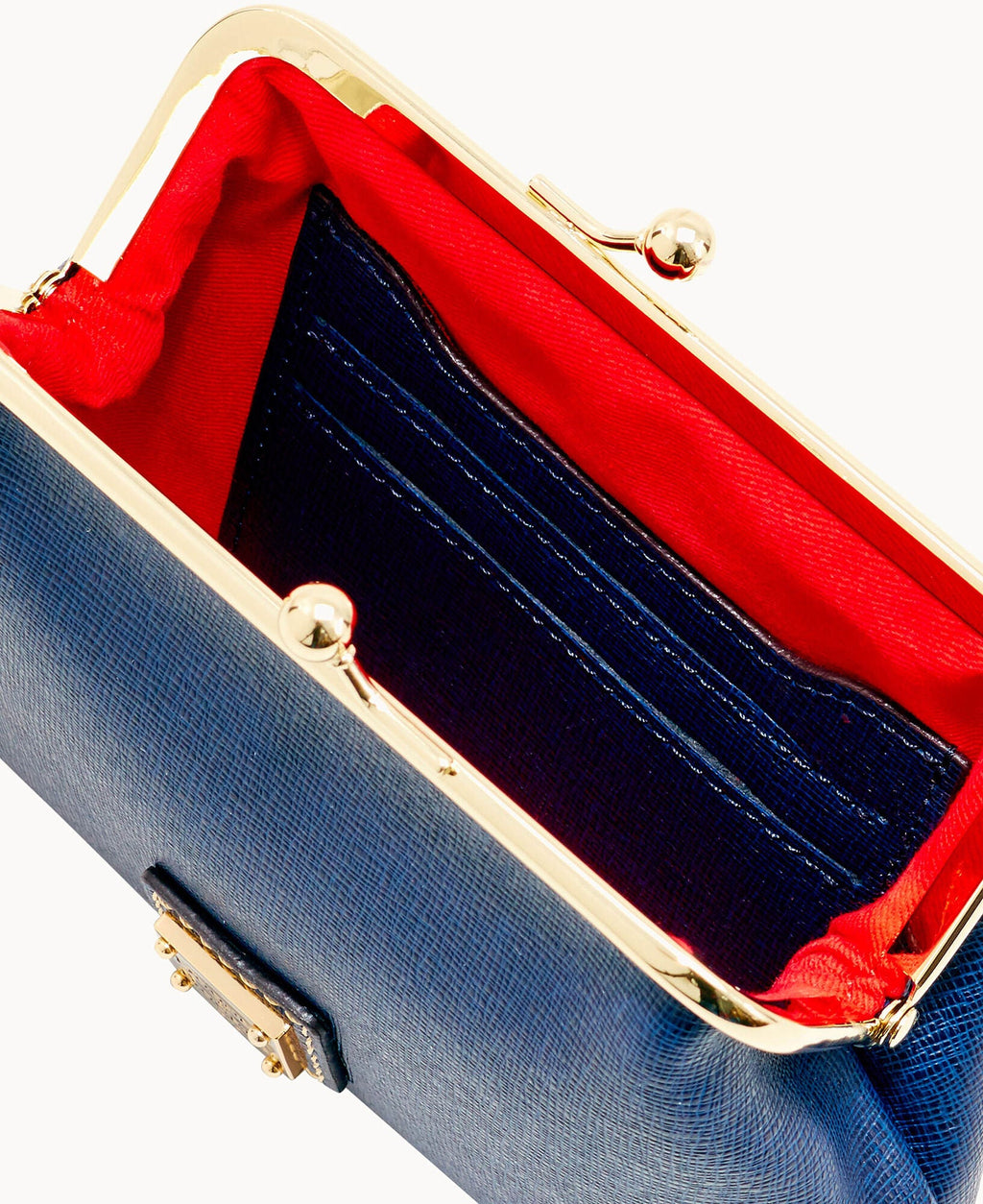 Saffiano Large Framed Purse