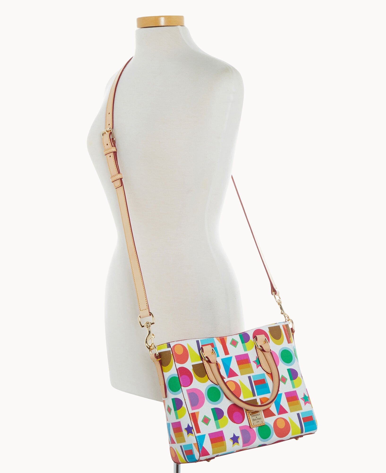 Art Deco Top Handle Tote