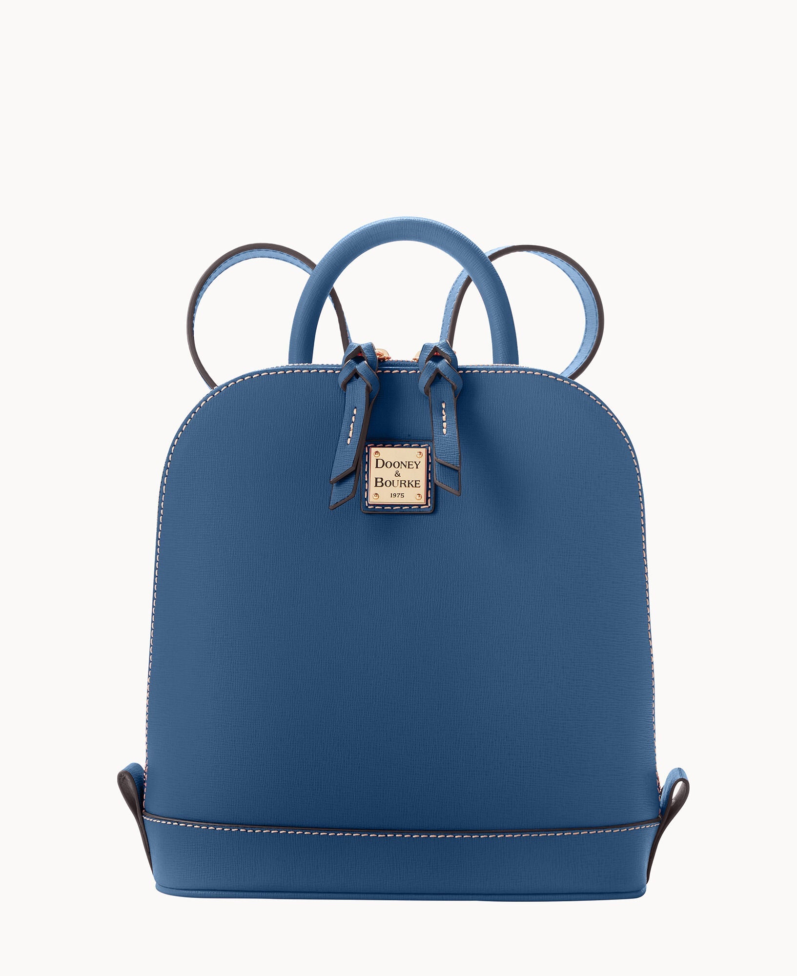 Saffiano Small Zip Pod Backpack