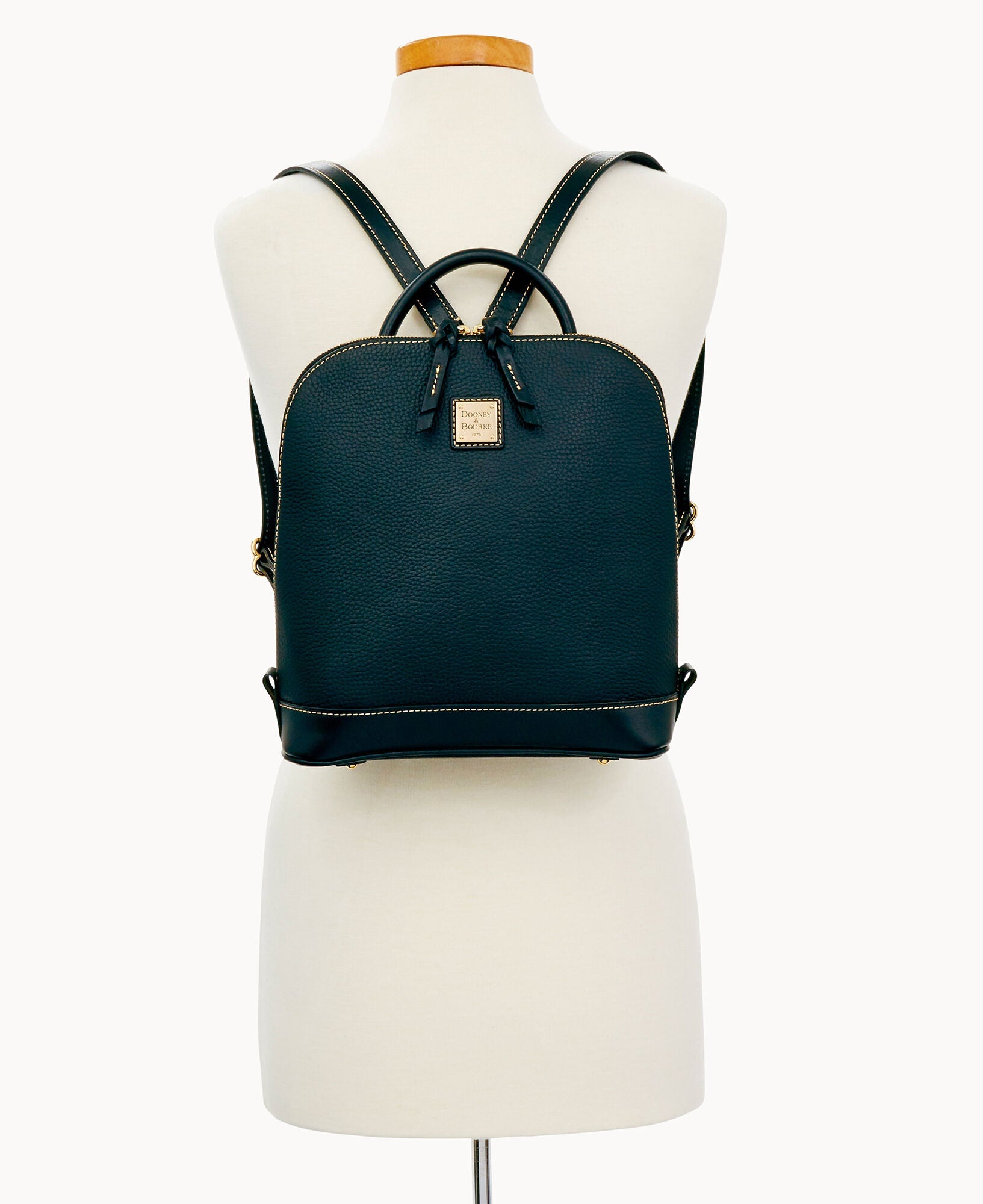 Pebble Grain Zip Pod Backpack