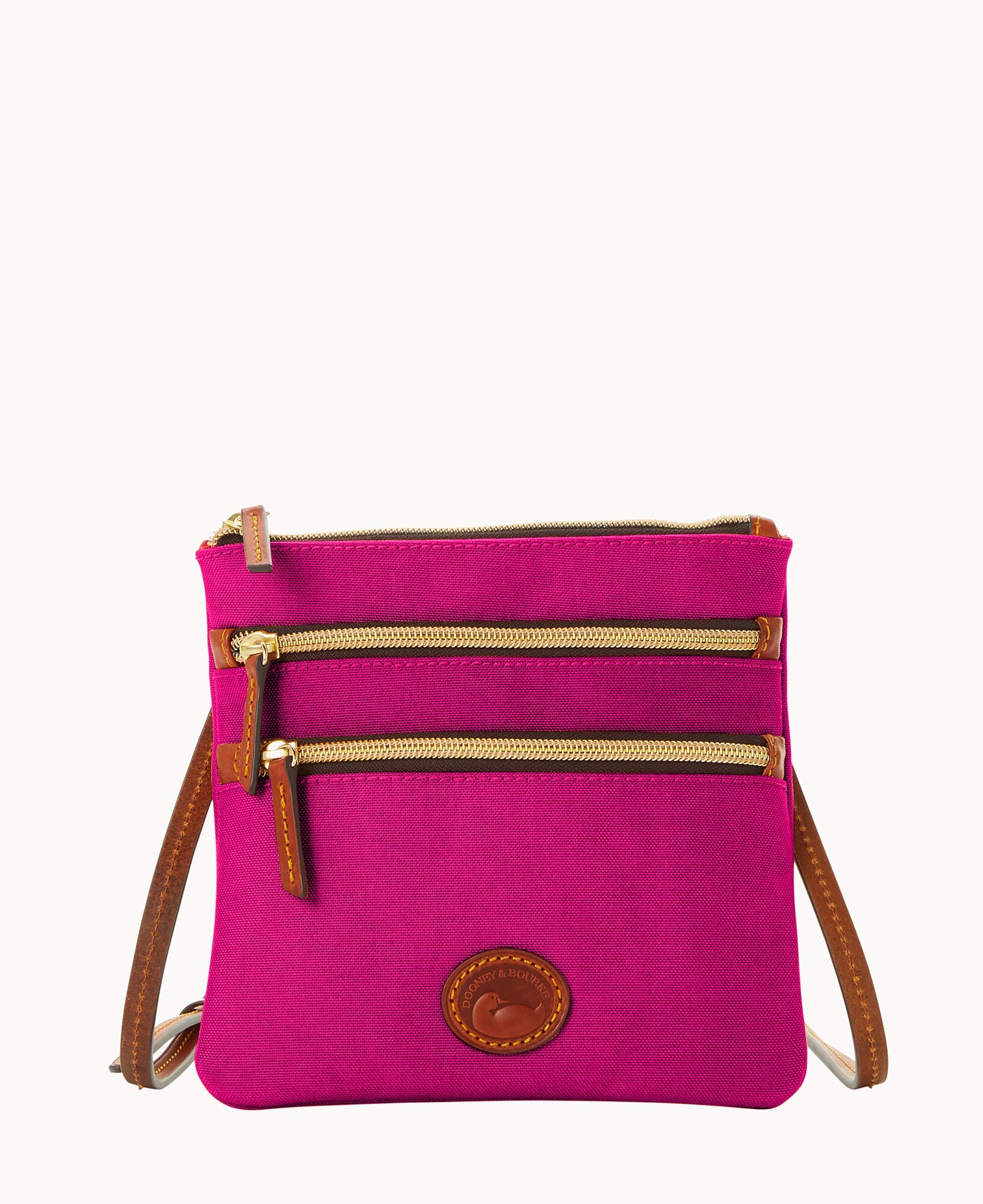 Nylon North South Triple Zip