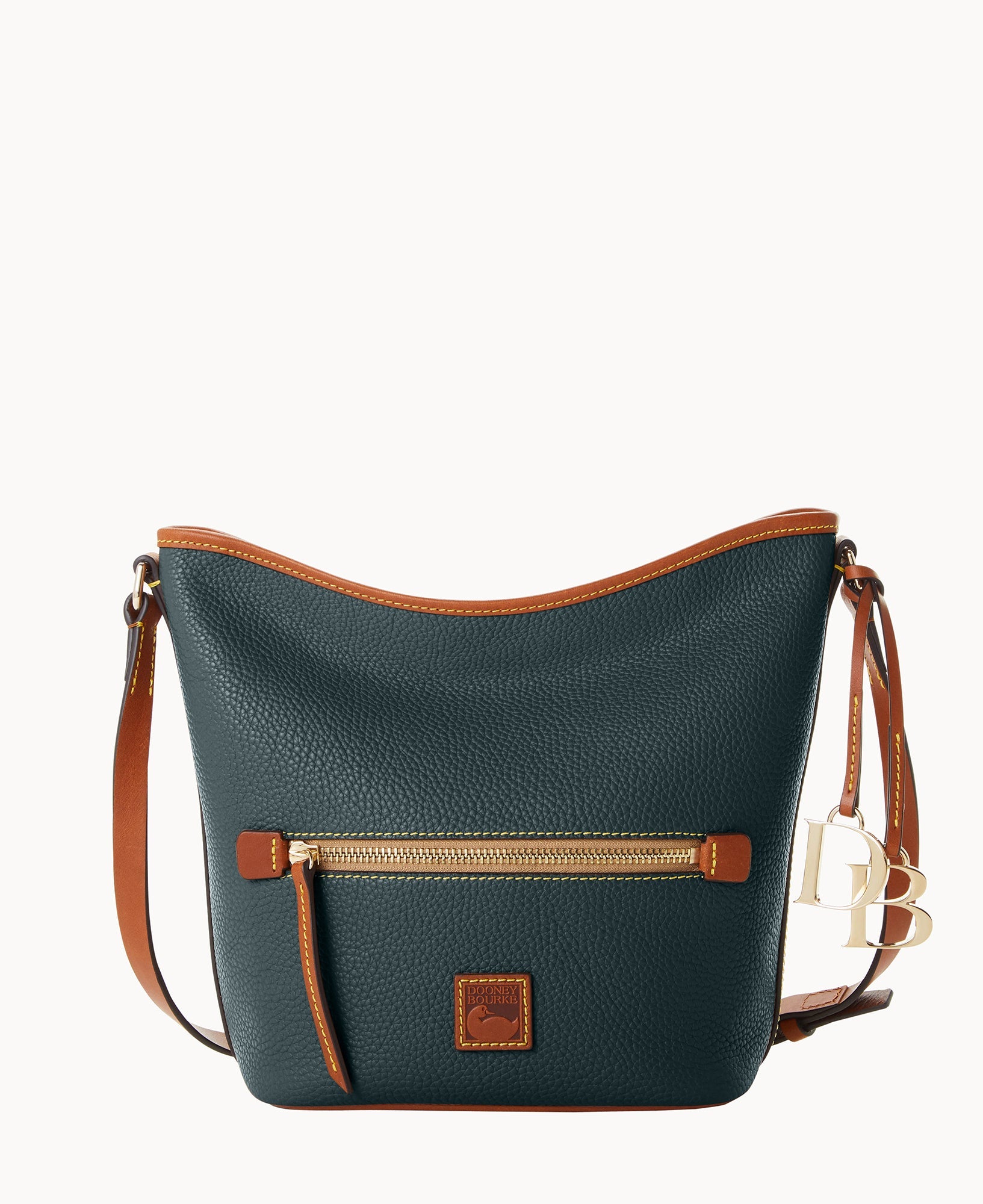 Pebble Grain Zip Sac