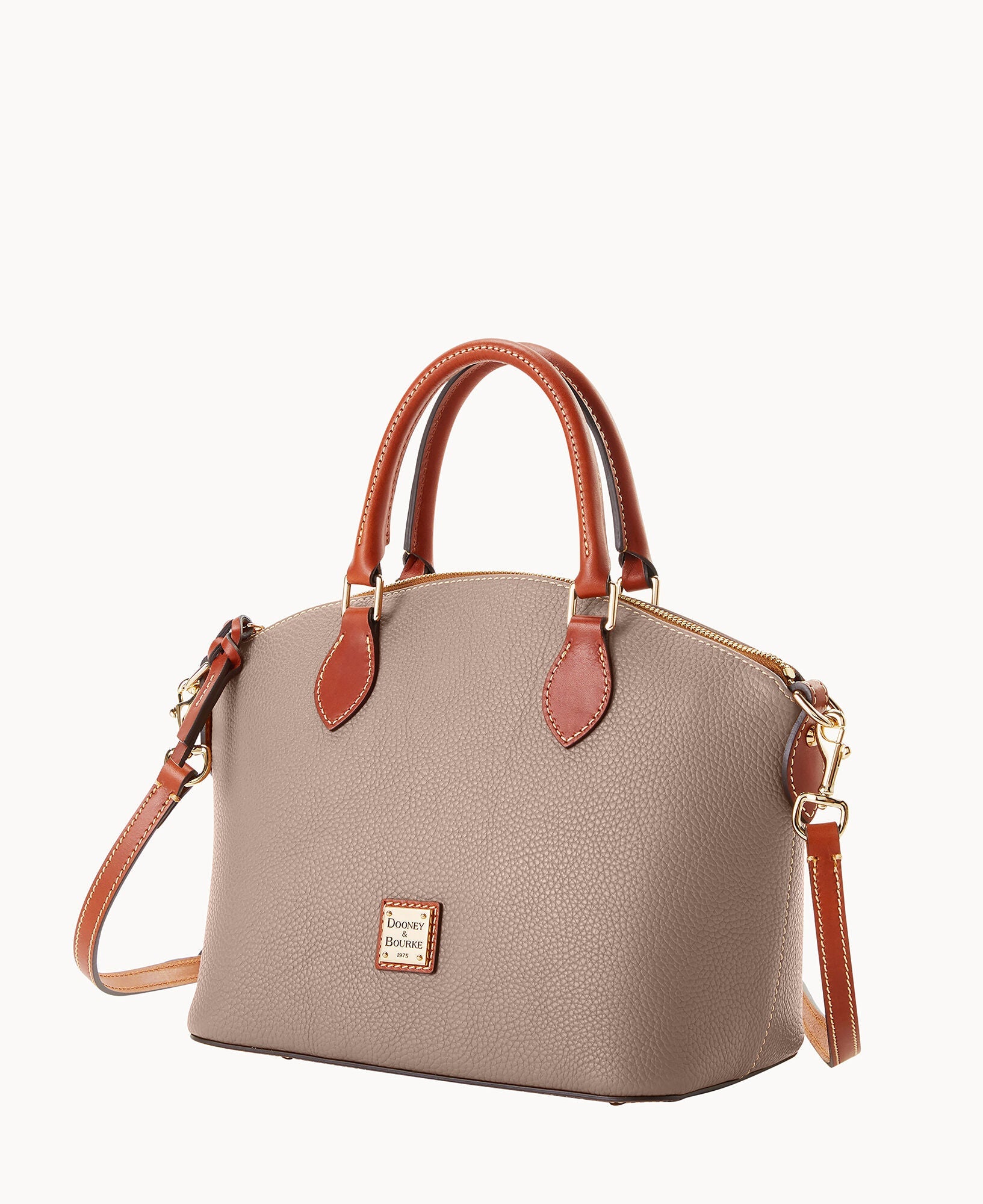 Pebble Grain Geena Satchel