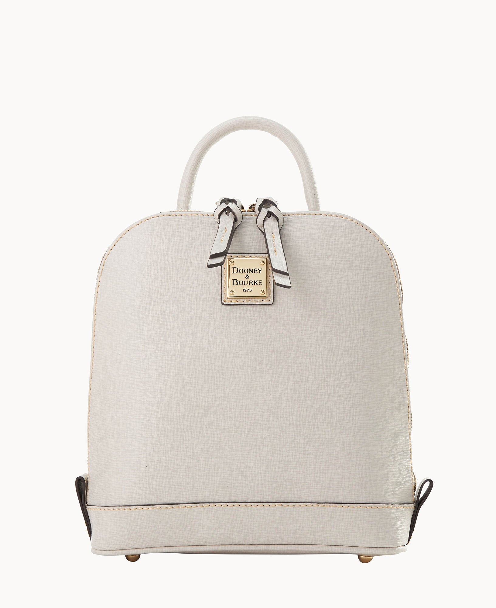Saffiano Small Zip Pod Backpack