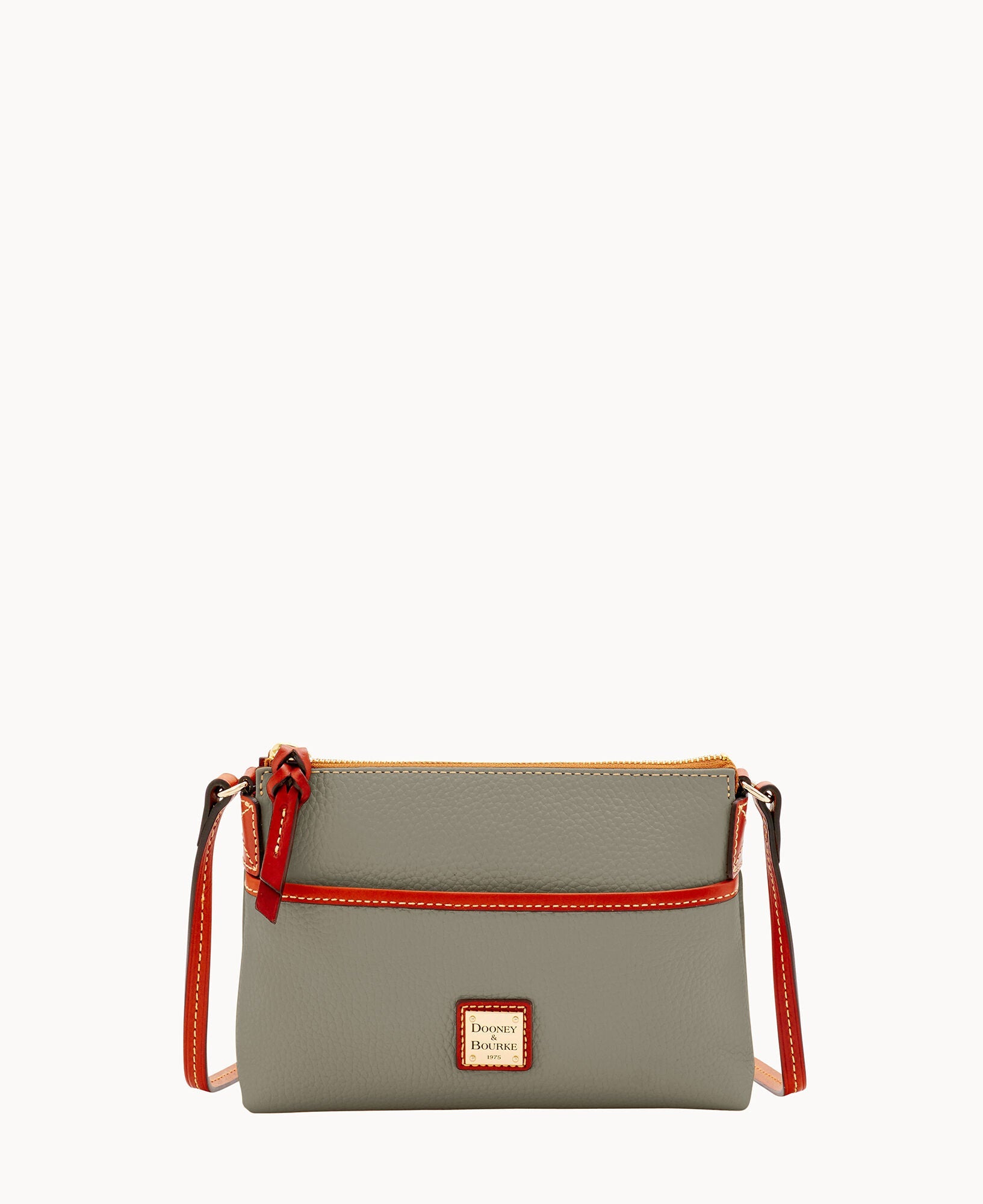 Pebble Grain Ginger Crossbody