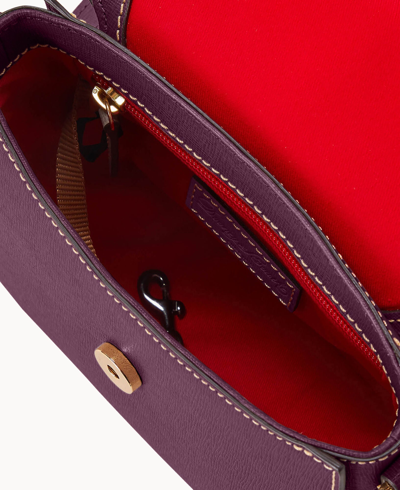 Saffiano Saddle Bag