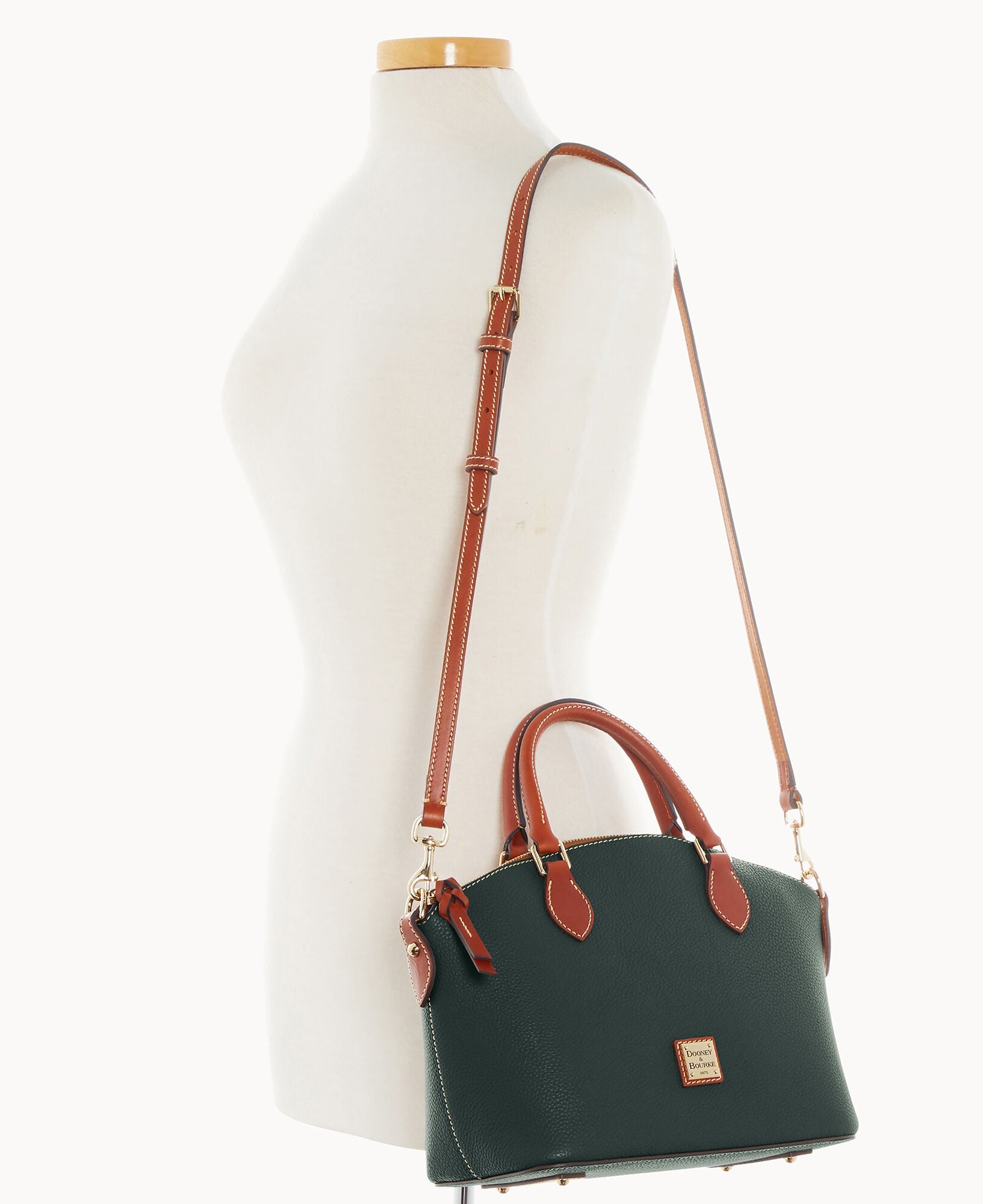 Pebble Grain Geena Satchel