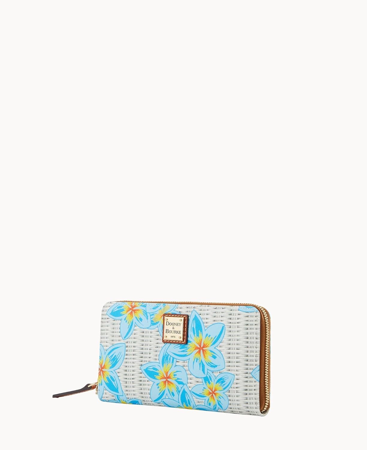 Dooney & Bourke Plumeria Drawstring Bucket Bag/Zip Around Wallet Bundle