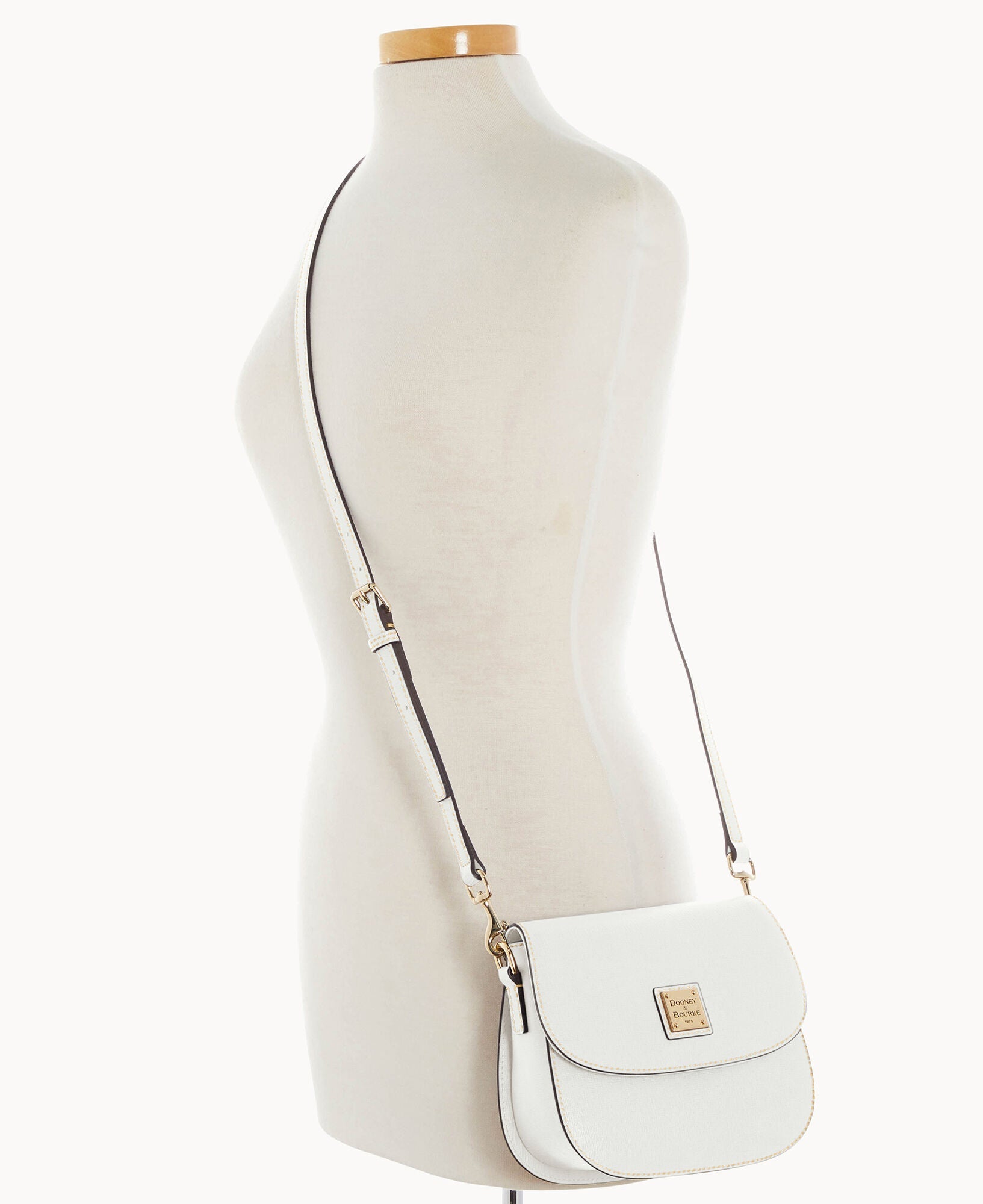 Saffiano Saddle Bag