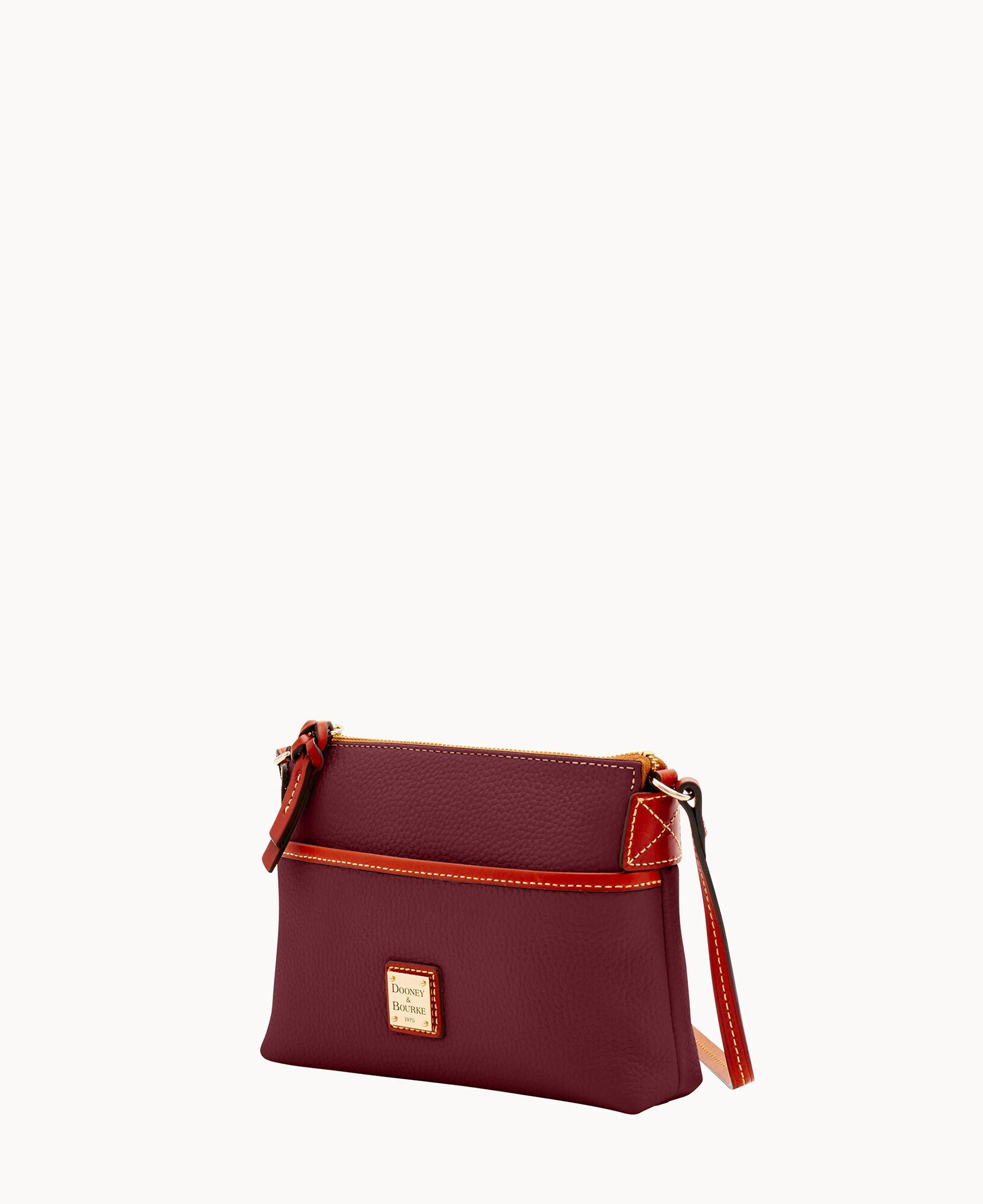 Pebble Grain Ginger Crossbody
