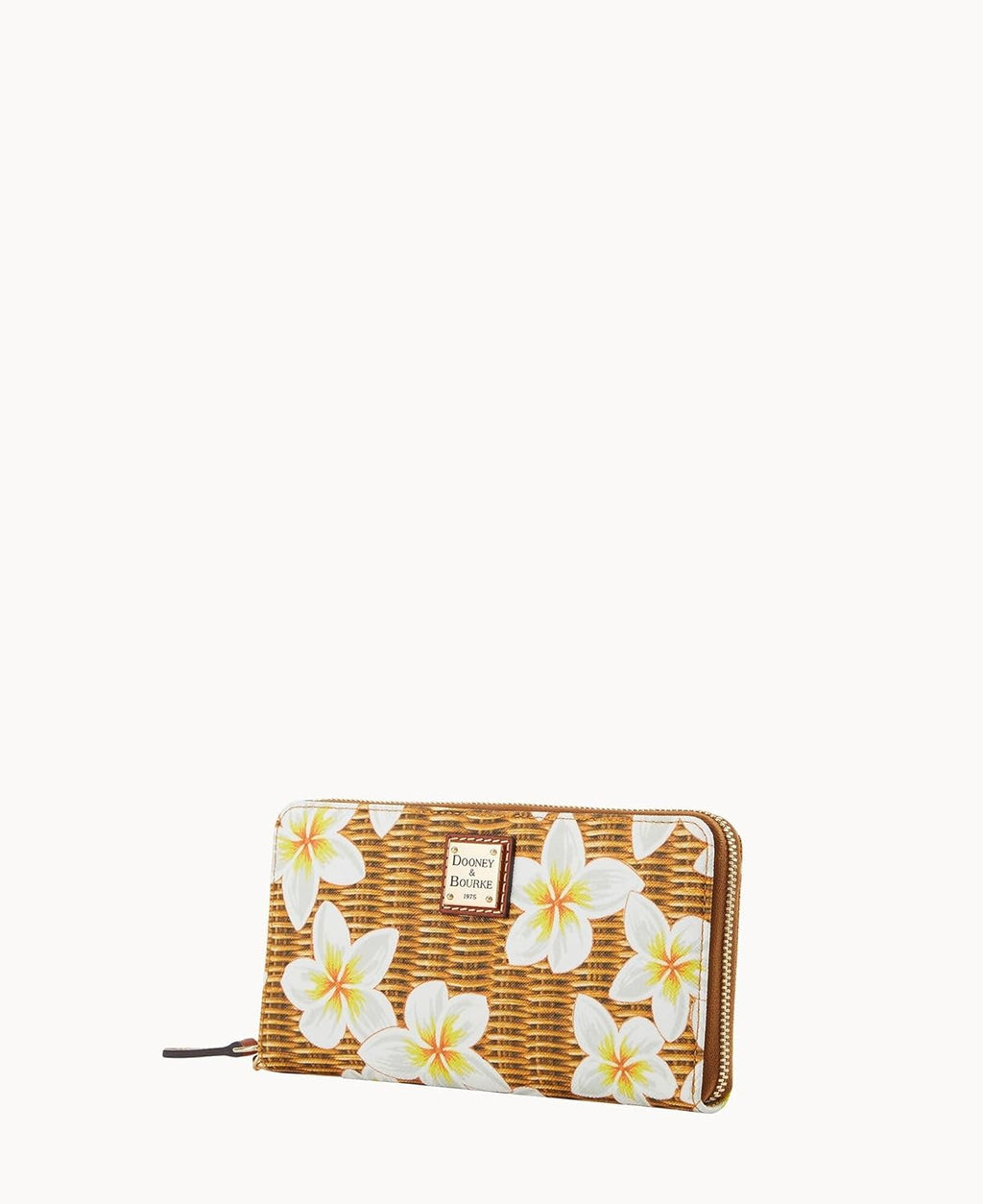 Dooney & Bourke Plumeria Drawstring Bucket Bag/Zip Around Wallet Bundle