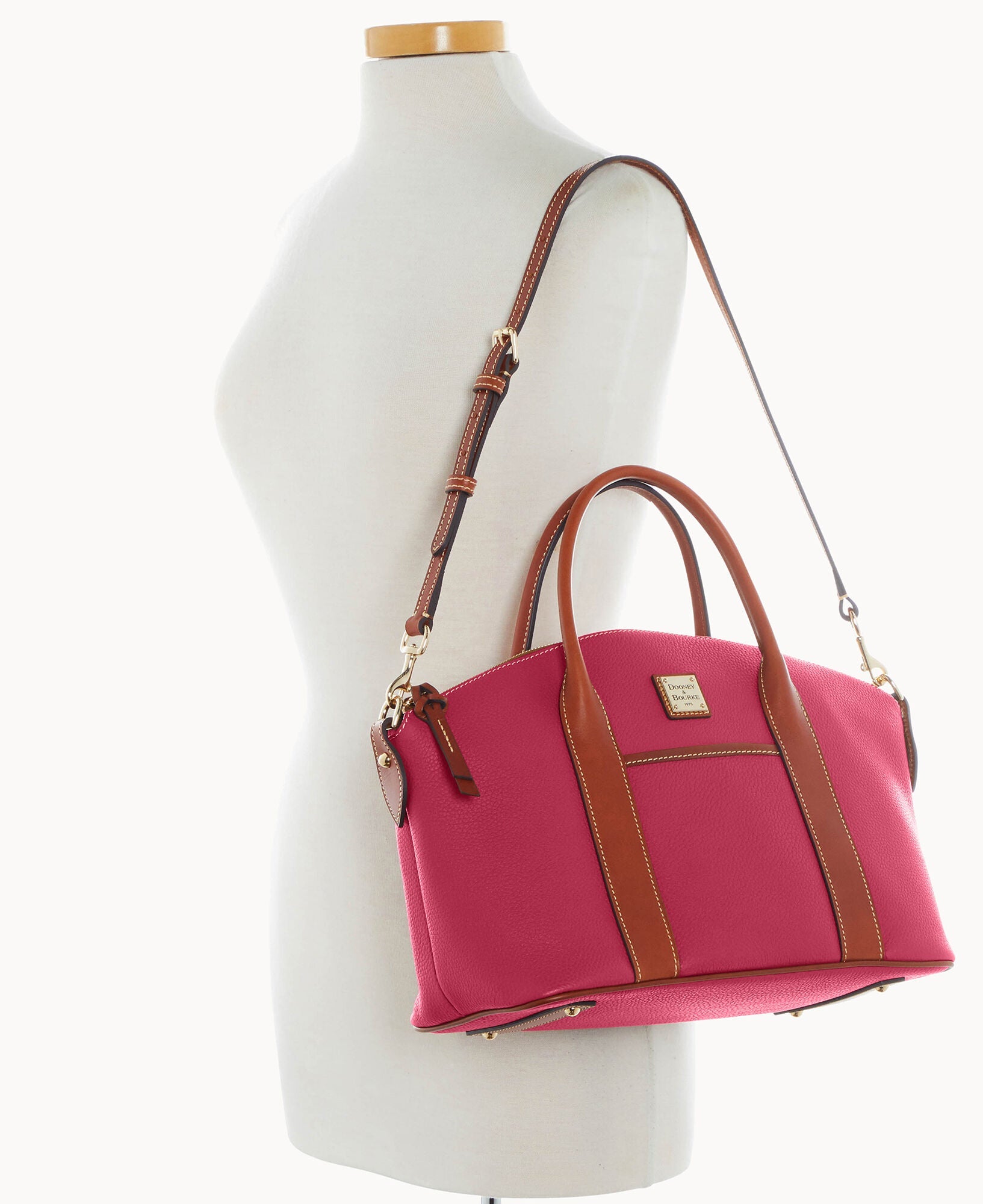 Pebble Grain Madeline Satchel