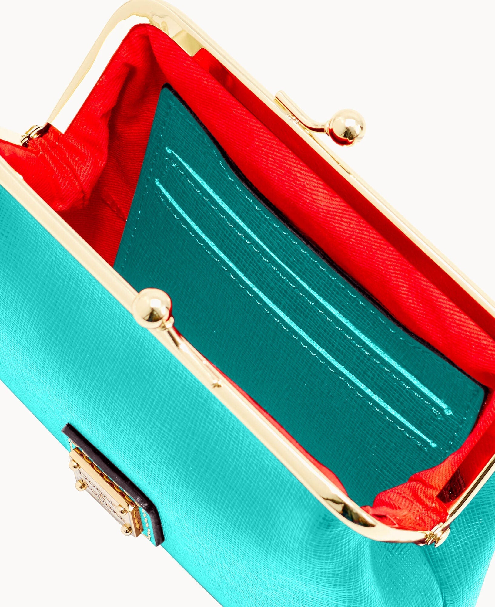 Saffiano Large Framed Purse