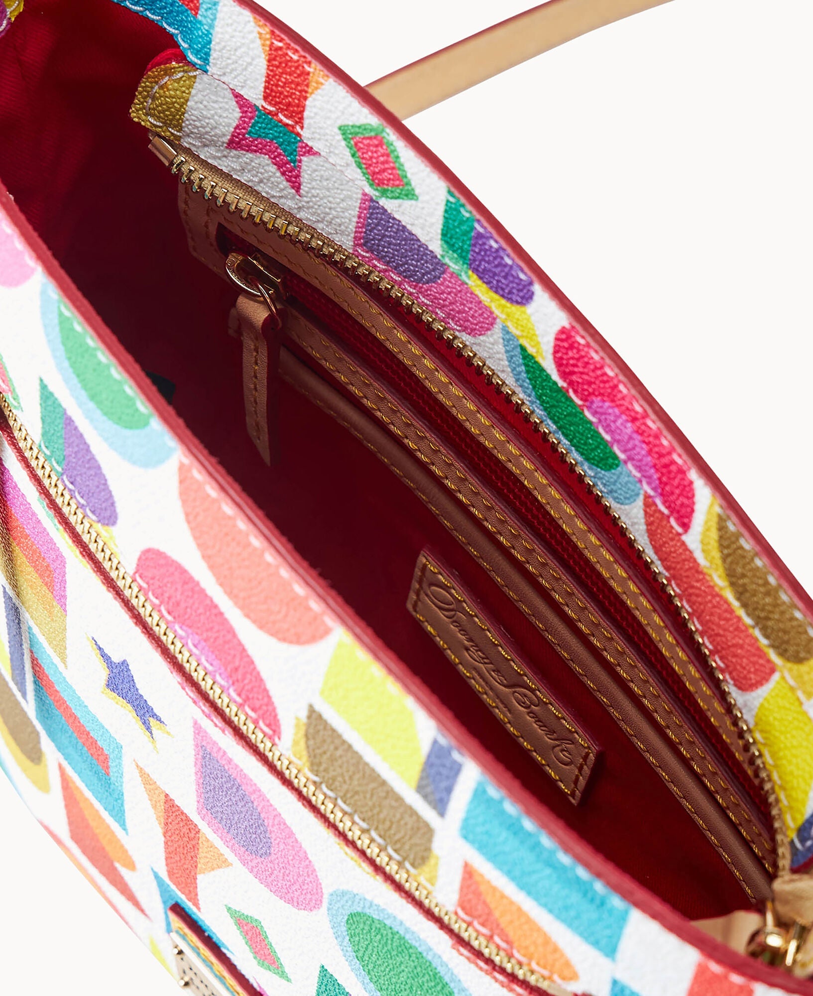 Art Deco Zip Crossbody
