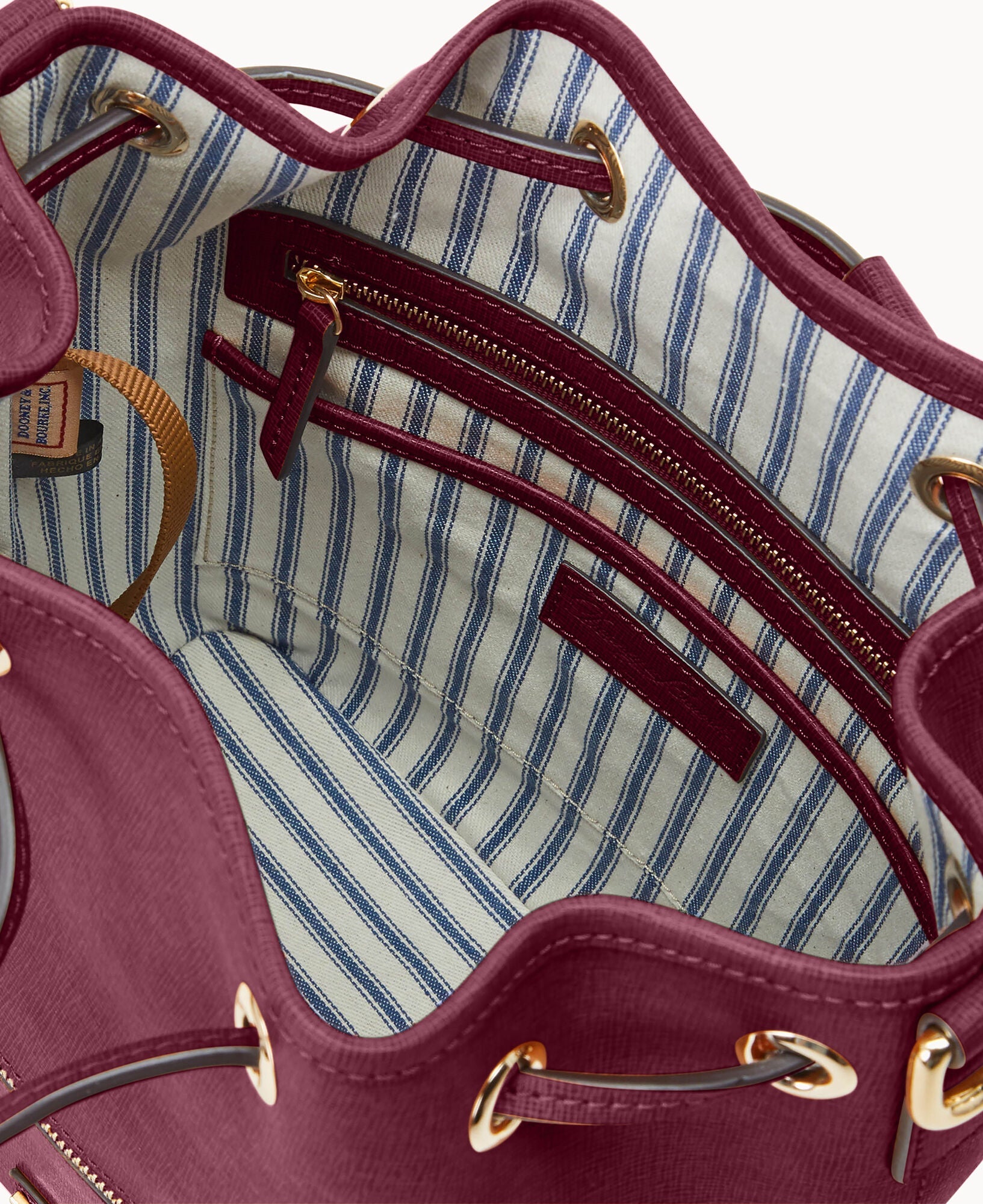 Saffiano Drawstring