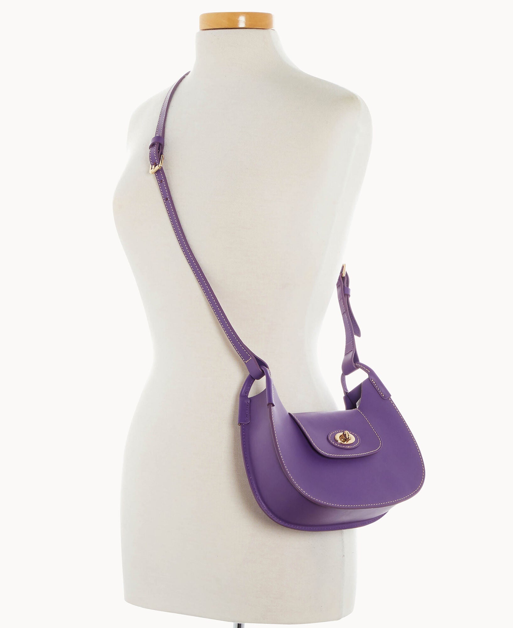 Sweety Leather Crossbody Hobo