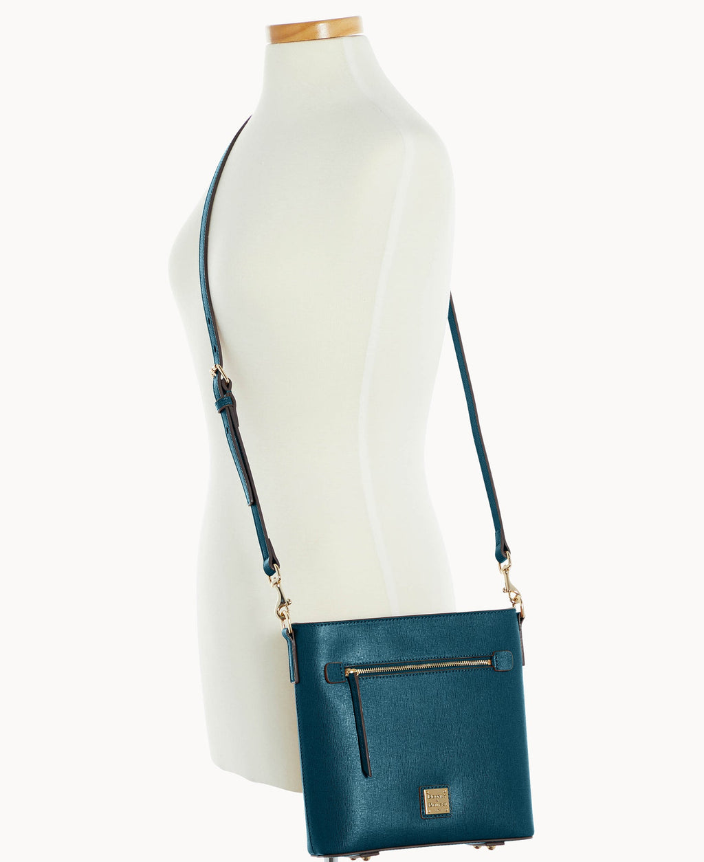 Saffiano Zip Crossbody