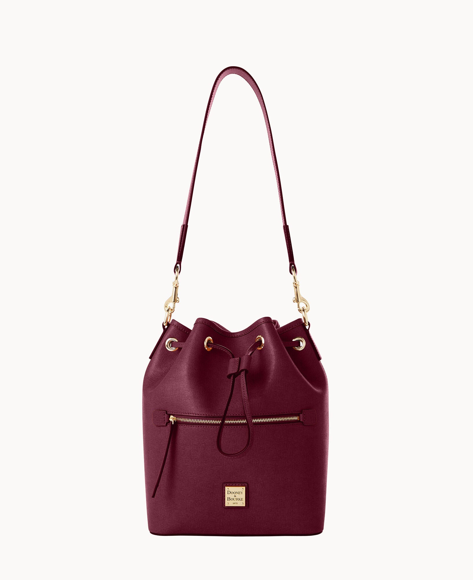 Saffiano Drawstring