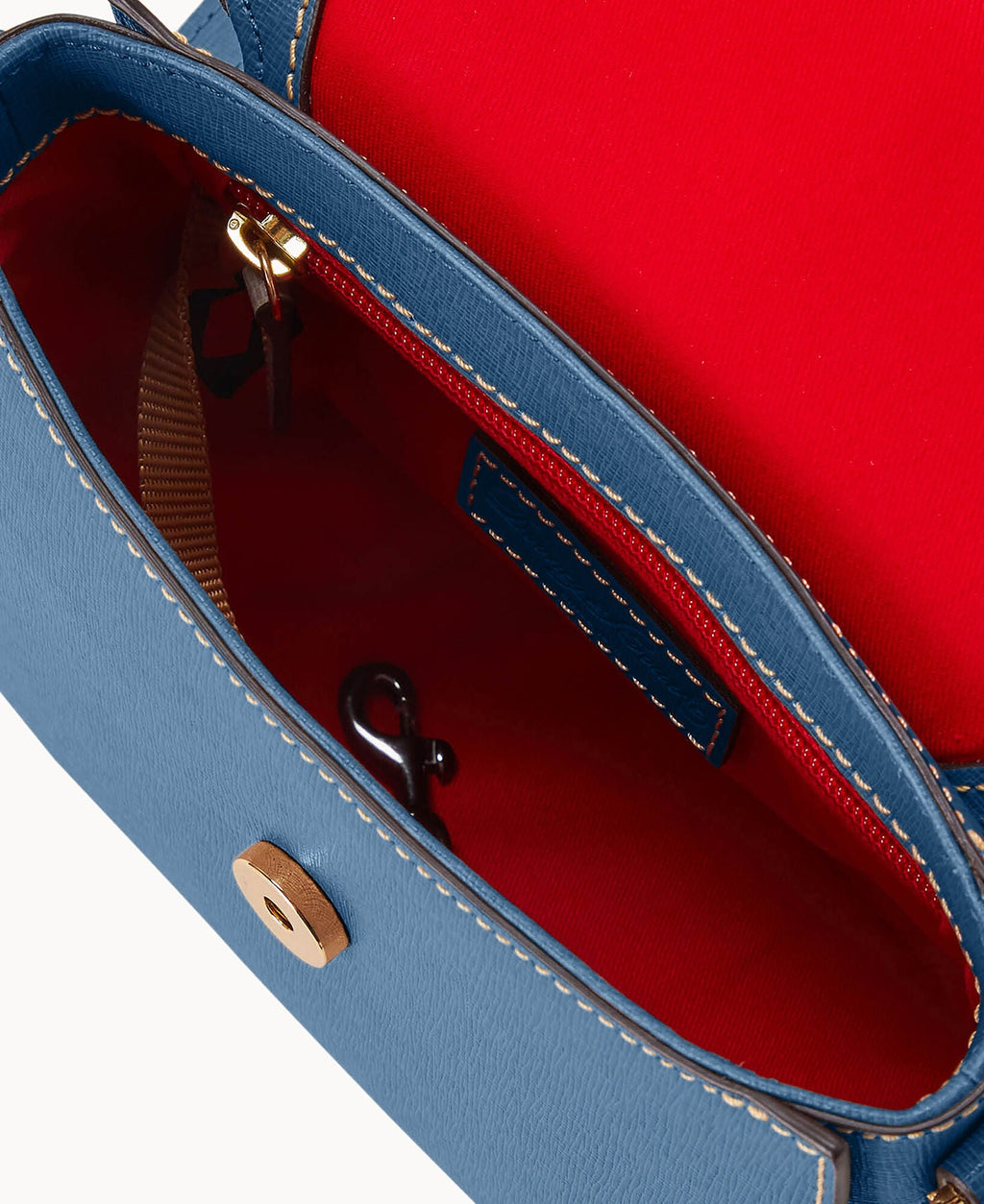 Saffiano Saddle Bag