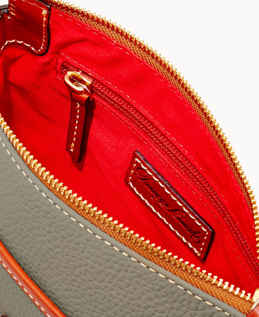 Pebble Grain Ginger Crossbody