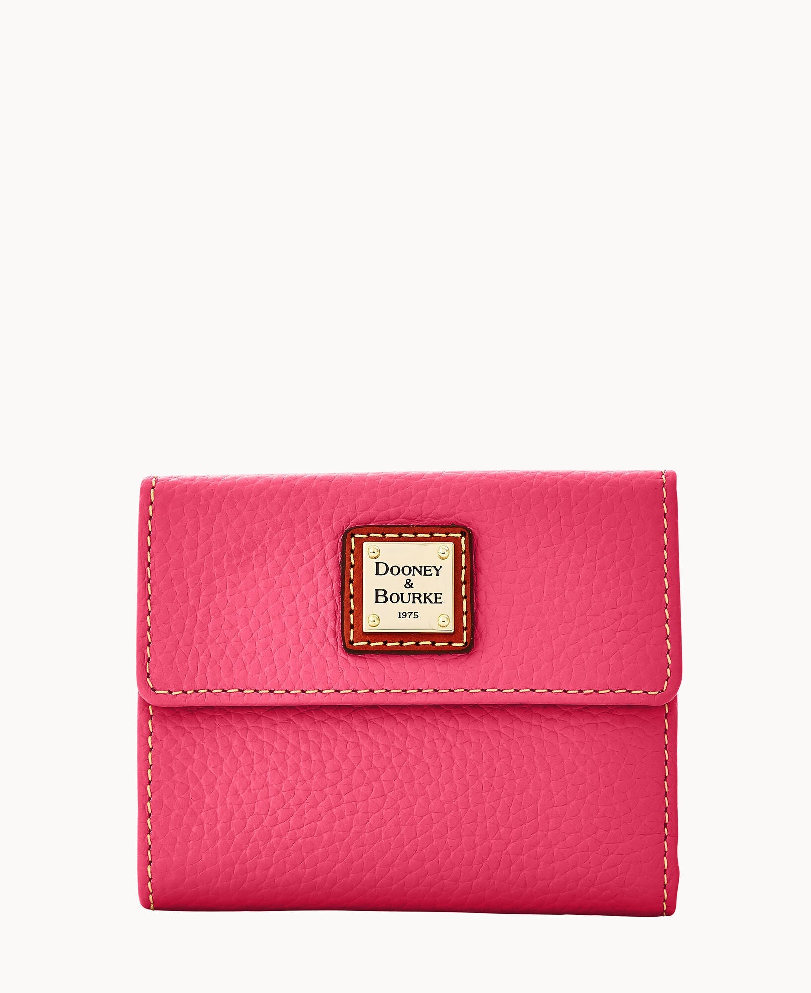 Pebble Grain Small Flap Wallet