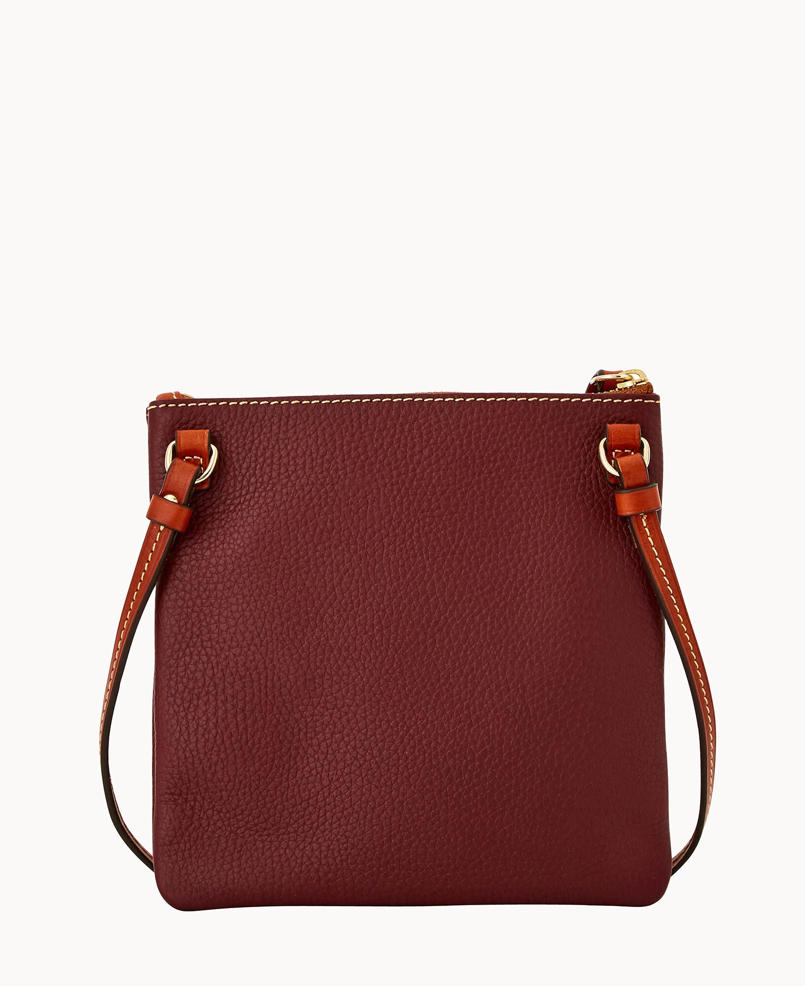 Pebble Grain North South Triple Zip