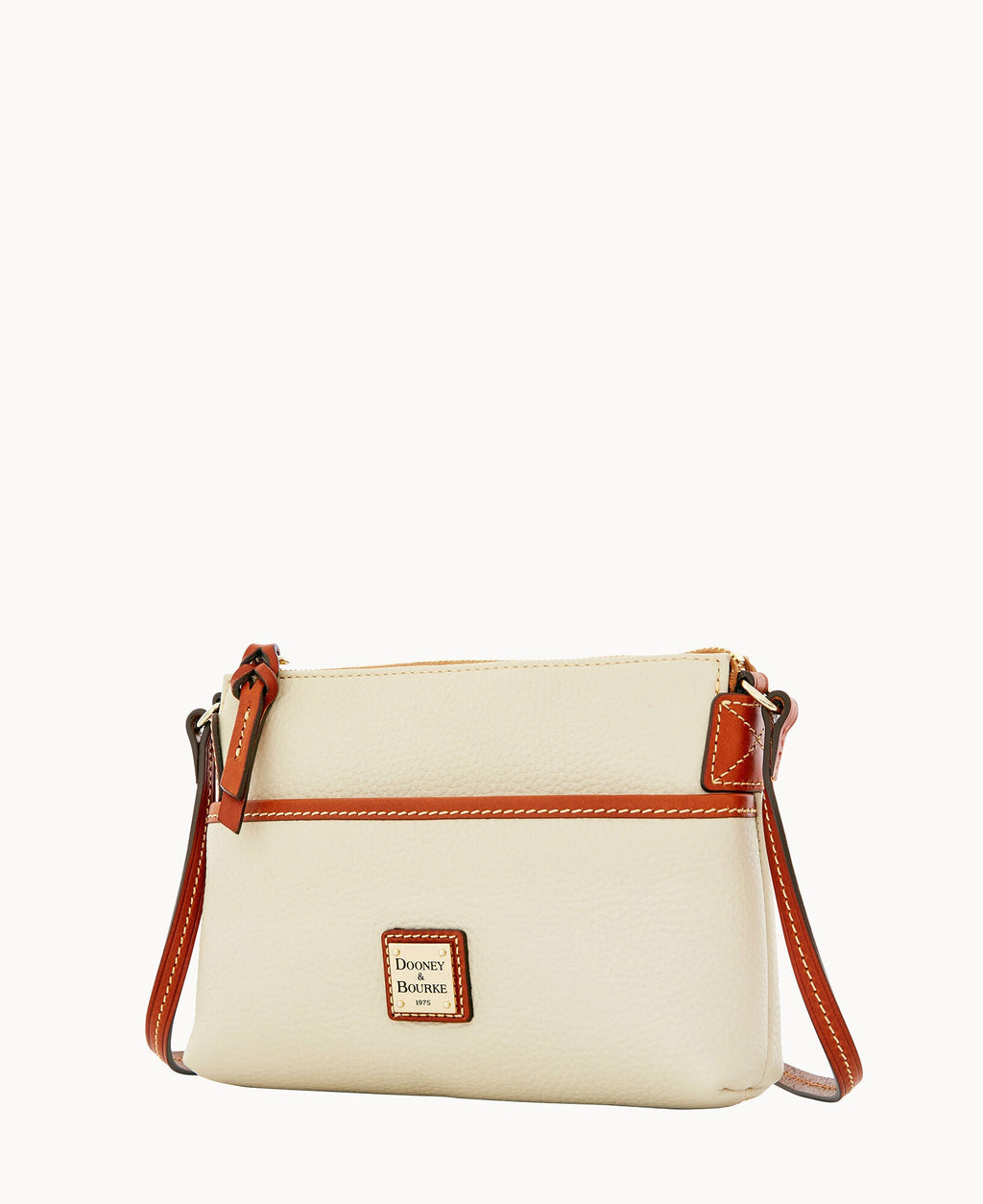 Pebble Grain Ginger Crossbody