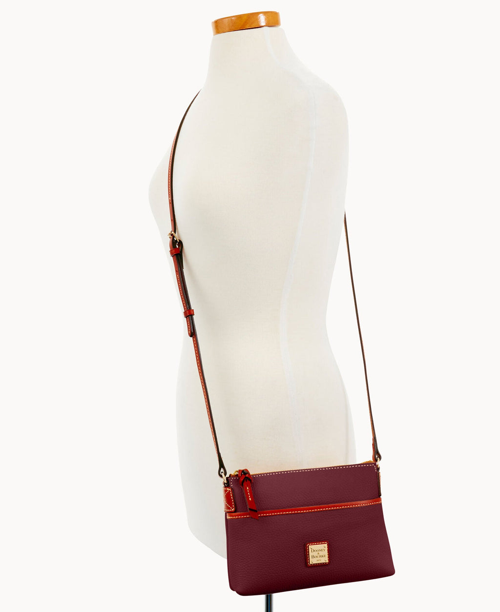 Pebble Grain Ginger Crossbody